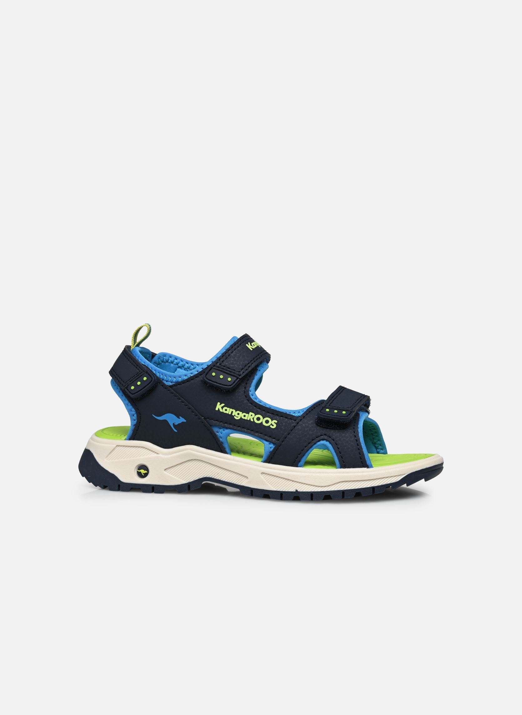 Sandalen K-AS Ture jungen blau Kangaroos Sandalen K-AS Ture jungen blau DK NAVY/LIME