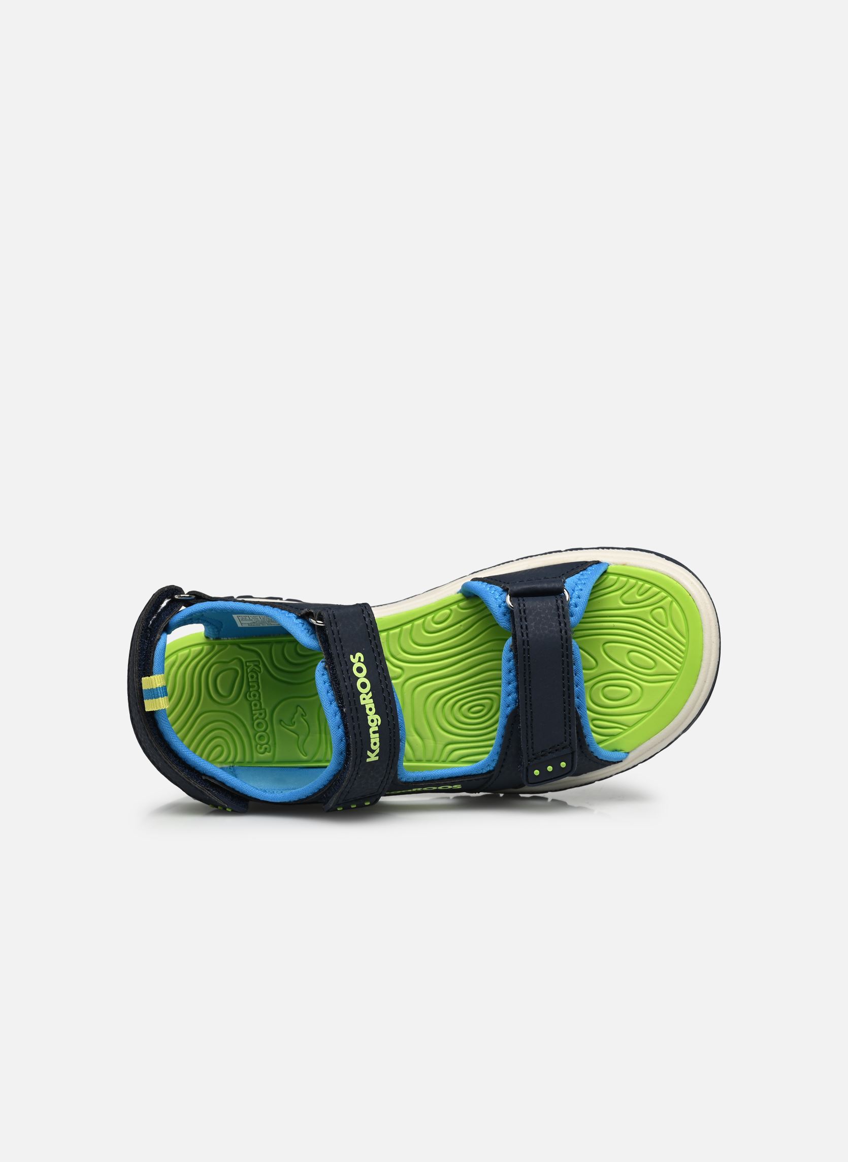 Sandalen K-AS Ture jungen blau Kangaroos Sandalen K-AS Ture jungen blau DK NAVY/LIME