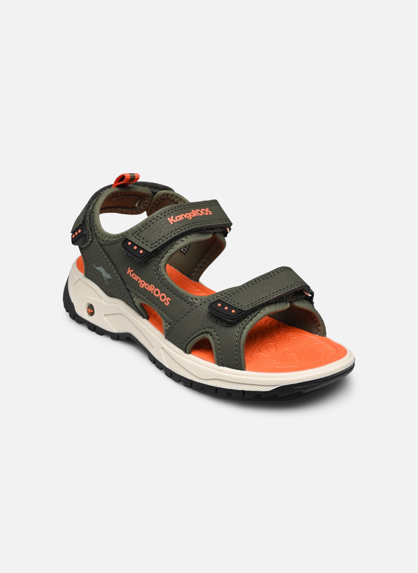 Sandales K-AS Ture garçon vert Kangaroos Sandales K-AS Ture garçon vert OLIVE/FLAME