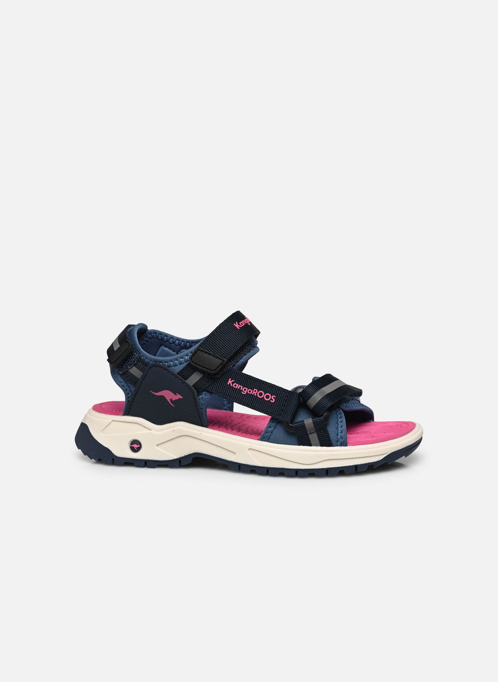 Sandales K-AS Elwi fille bleu Kangaroos Sandales K-AS Elwi fille bleu DK NAVY/DAISY PINK