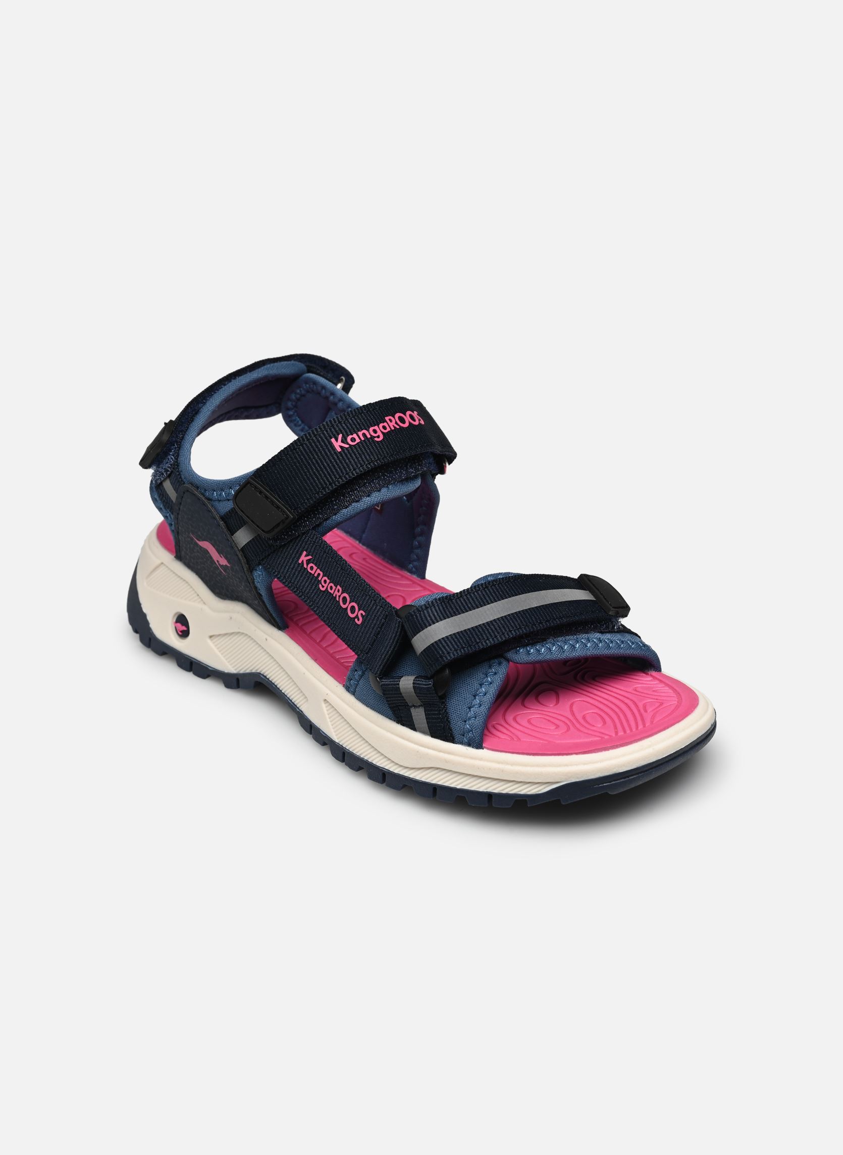 Sandales K-AS Elwi fille bleu Kangaroos Sandales K-AS Elwi fille bleu DK NAVY/DAISY PINK