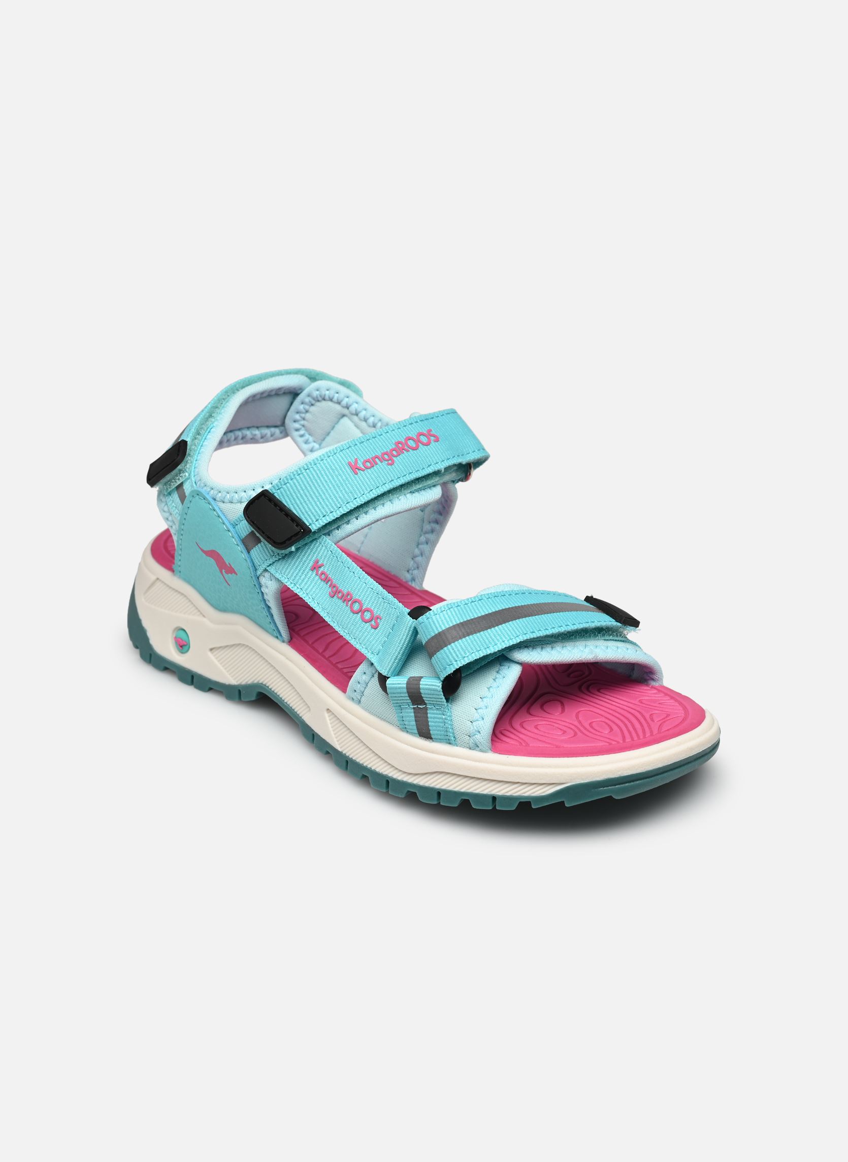 Sandales K-AS Elwi fille bleu Kangaroos Sandales K-AS Elwi fille bleu OCEAN/DAISY PINK