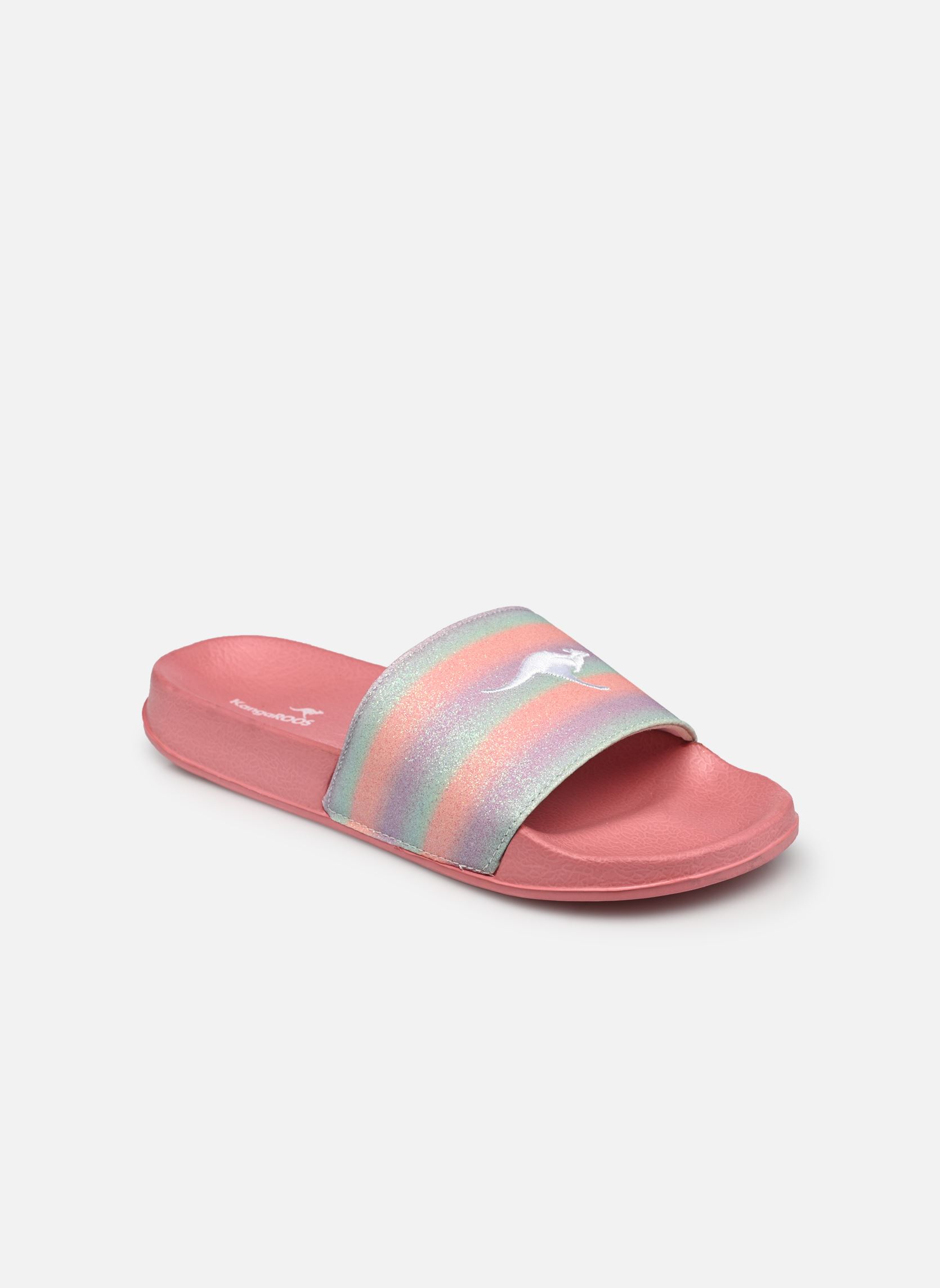 Sandales K-Slide Shine fille multicolore Kangaroos Sandales K-Slide Shine fille multicolore DAISY PINK/RAINBOW