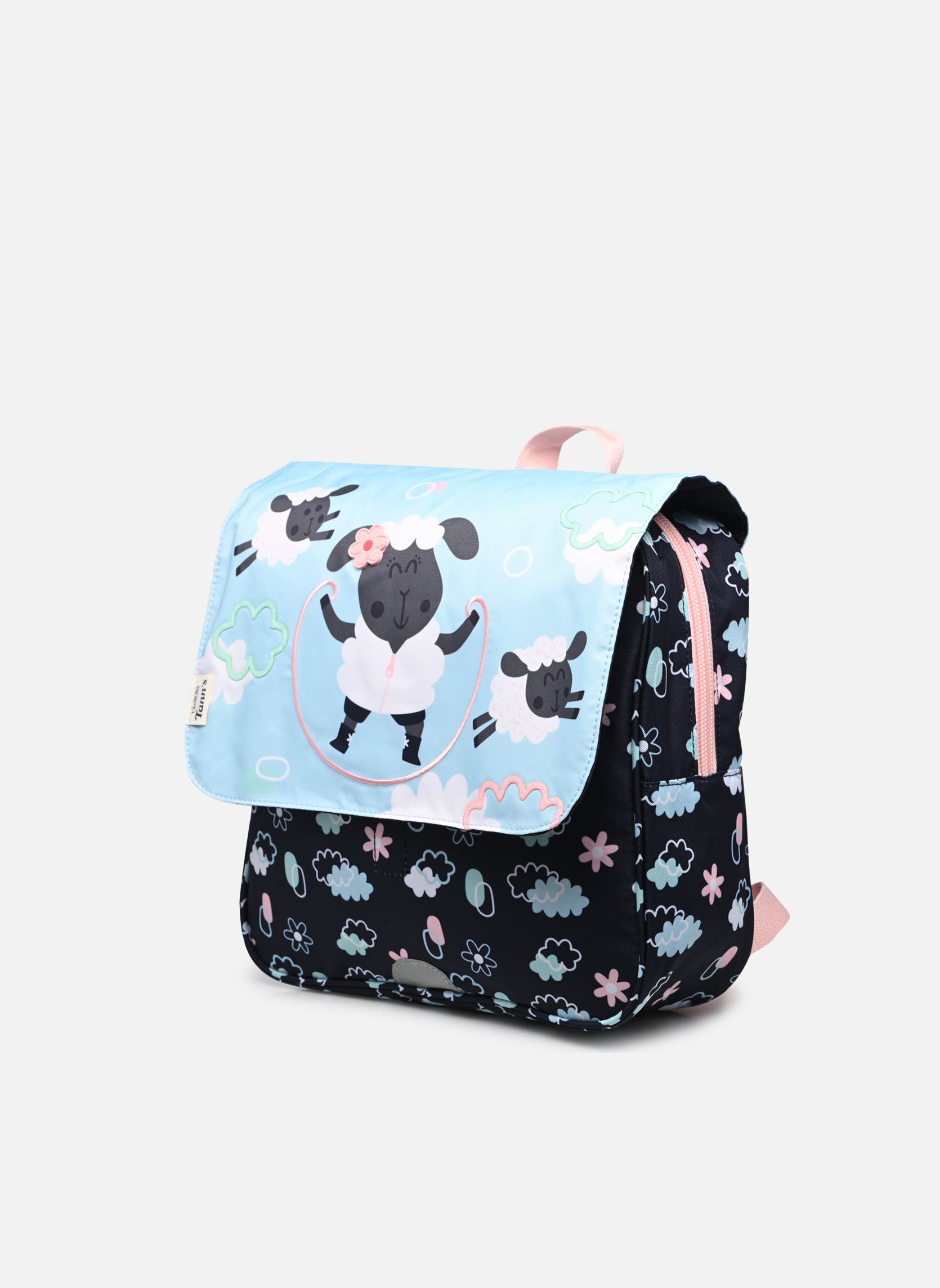 schooltassen Cartable - Saute-Mouton blauw Tann's schooltassen Cartable - Saute-Mouton blauw BLEU