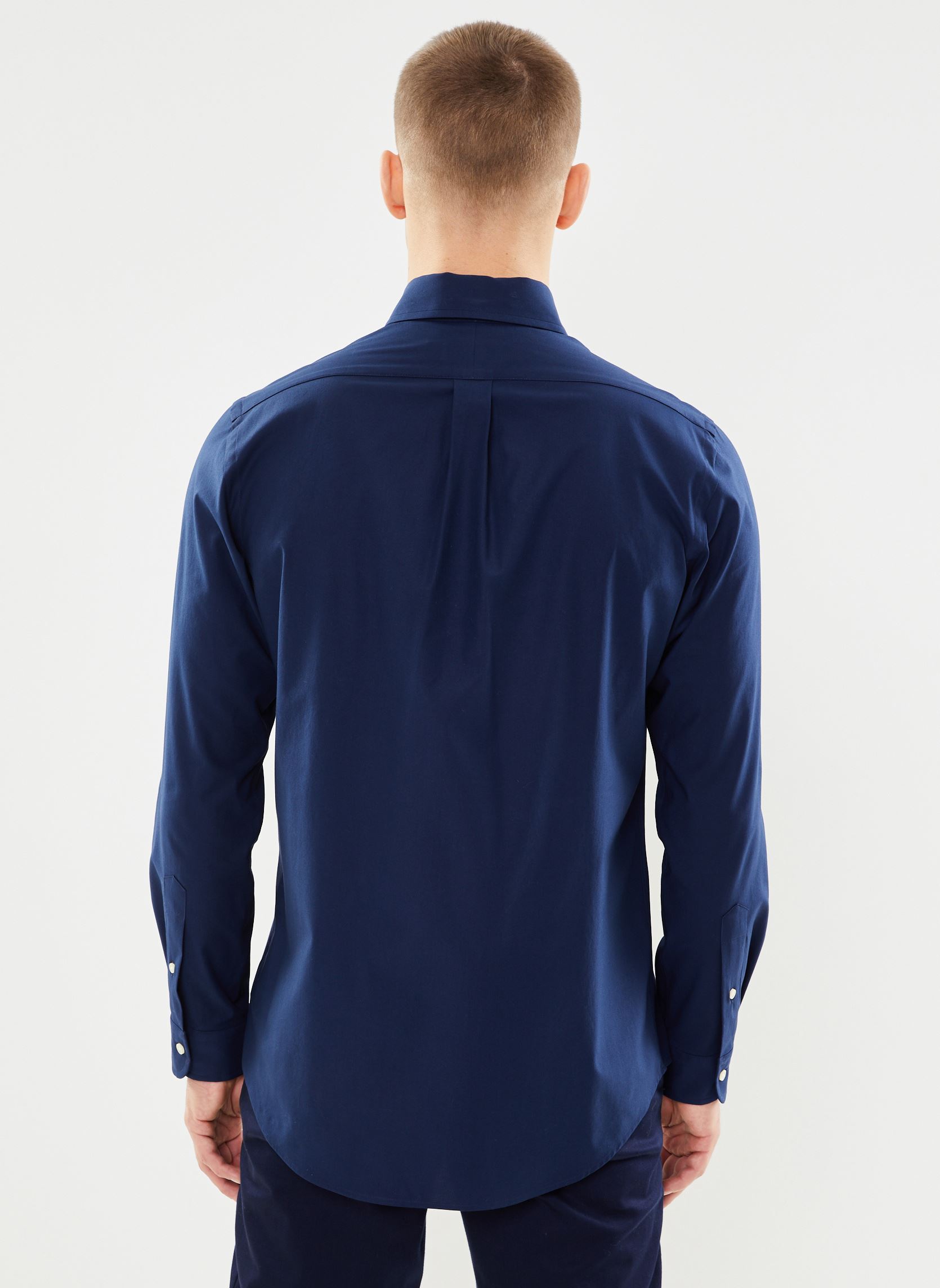 Chemises Chemise ajustée en popeline stretch 7109 homme bleu Polo Ralph Lauren Chemises Chemise ajustée en popeline stretch 7109 homme bleu NEWPORT NAVY
