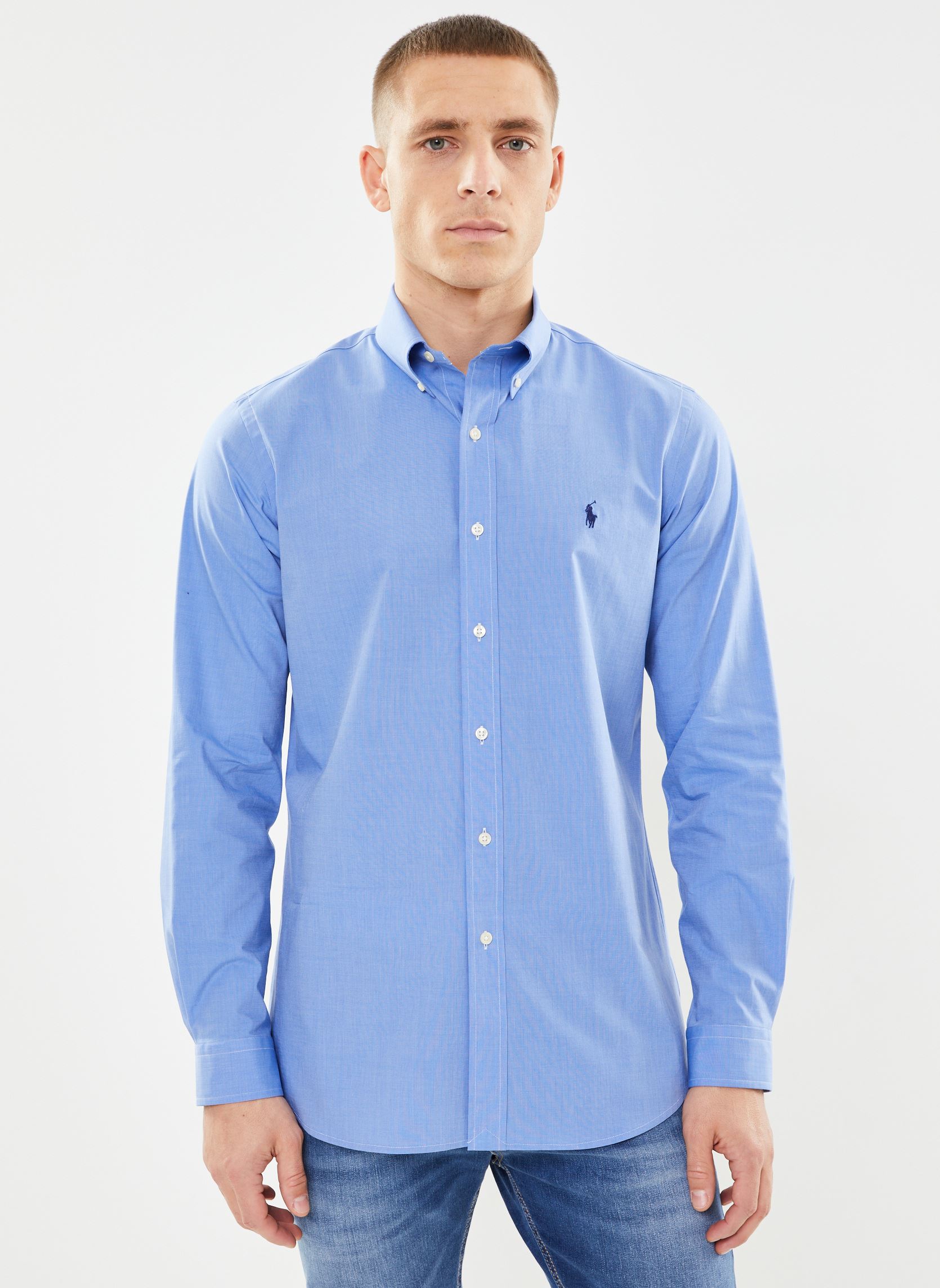 Chemise Polo Ralph Lauren CHEMISE COUPE DROITE EN OXFORD EU - vue 7