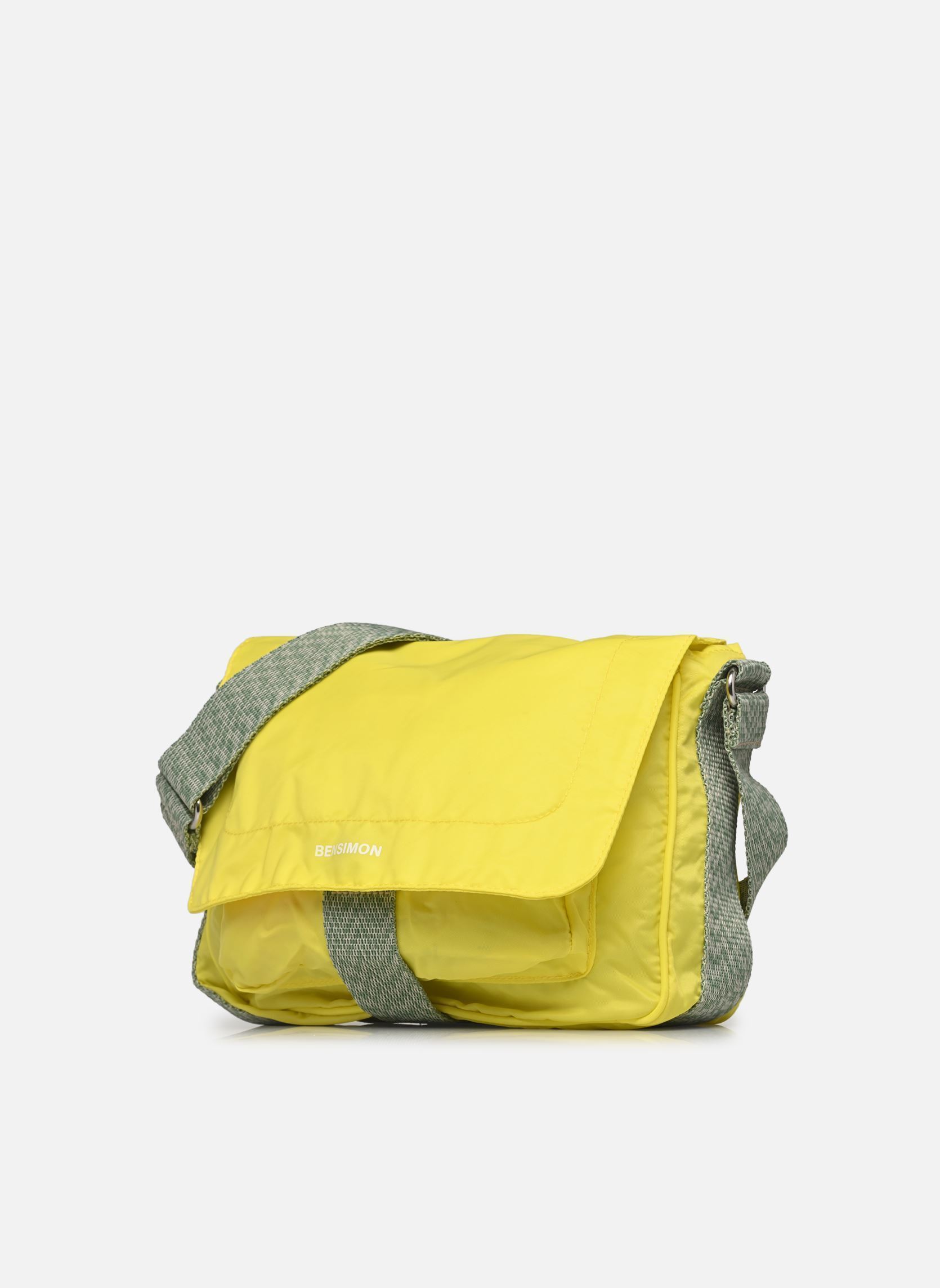 Schoudertassen BESACE C40 dames geel Bensimon Schoudertassen BESACE C40 dames geel MaÏs