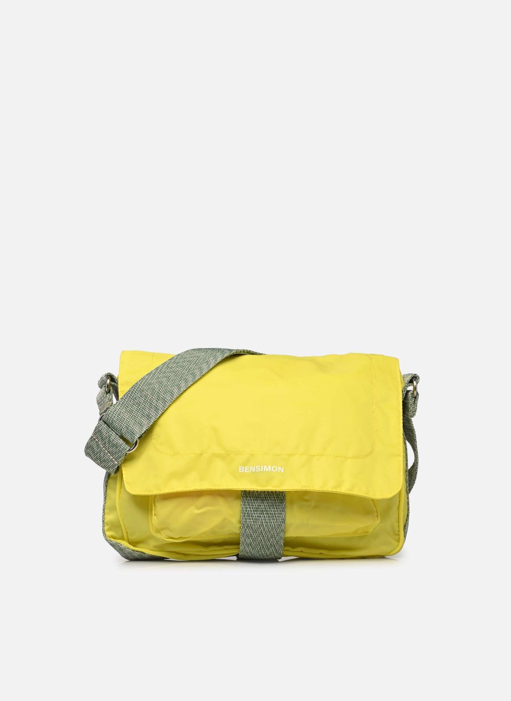 Schoudertassen BESACE C40 dames geel Bensimon Schoudertassen BESACE C40 dames geel MaÏs