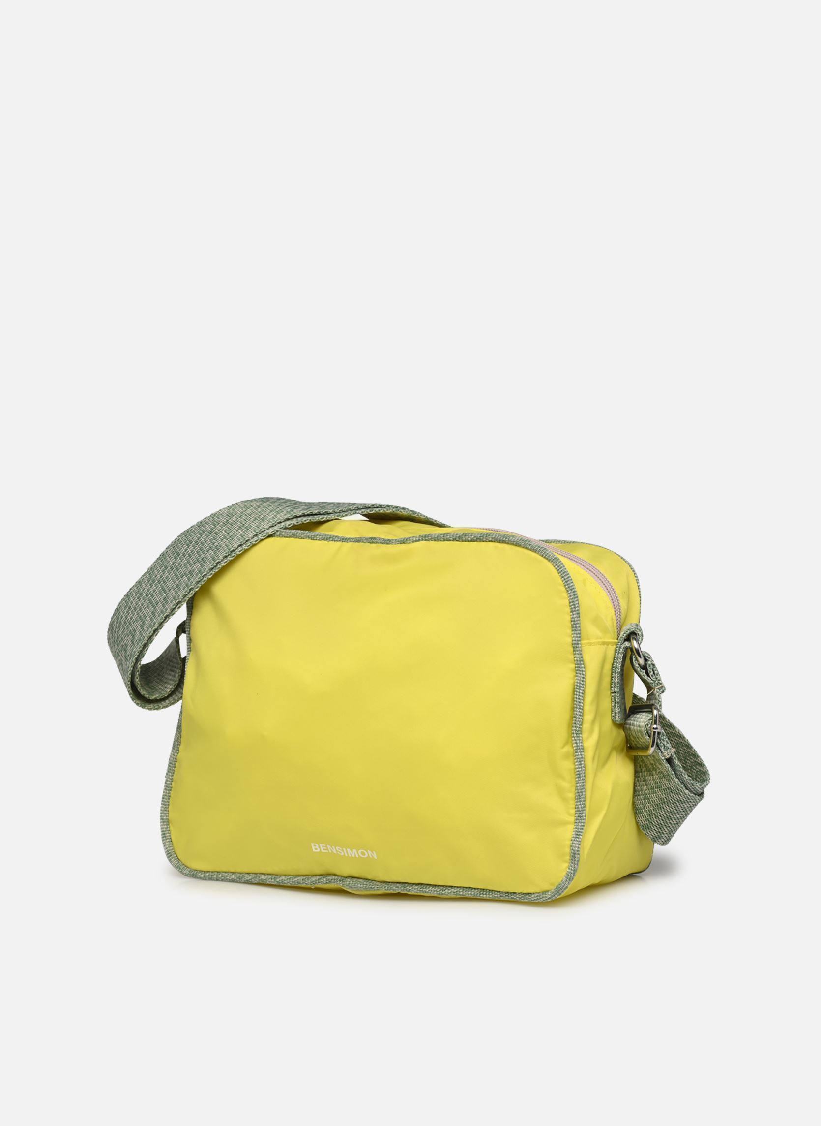 Sacs bandoulière SMALL BESACE C40 femme jaune Bensimon Sacs bandoulière SMALL BESACE C40 femme jaune MaÏs