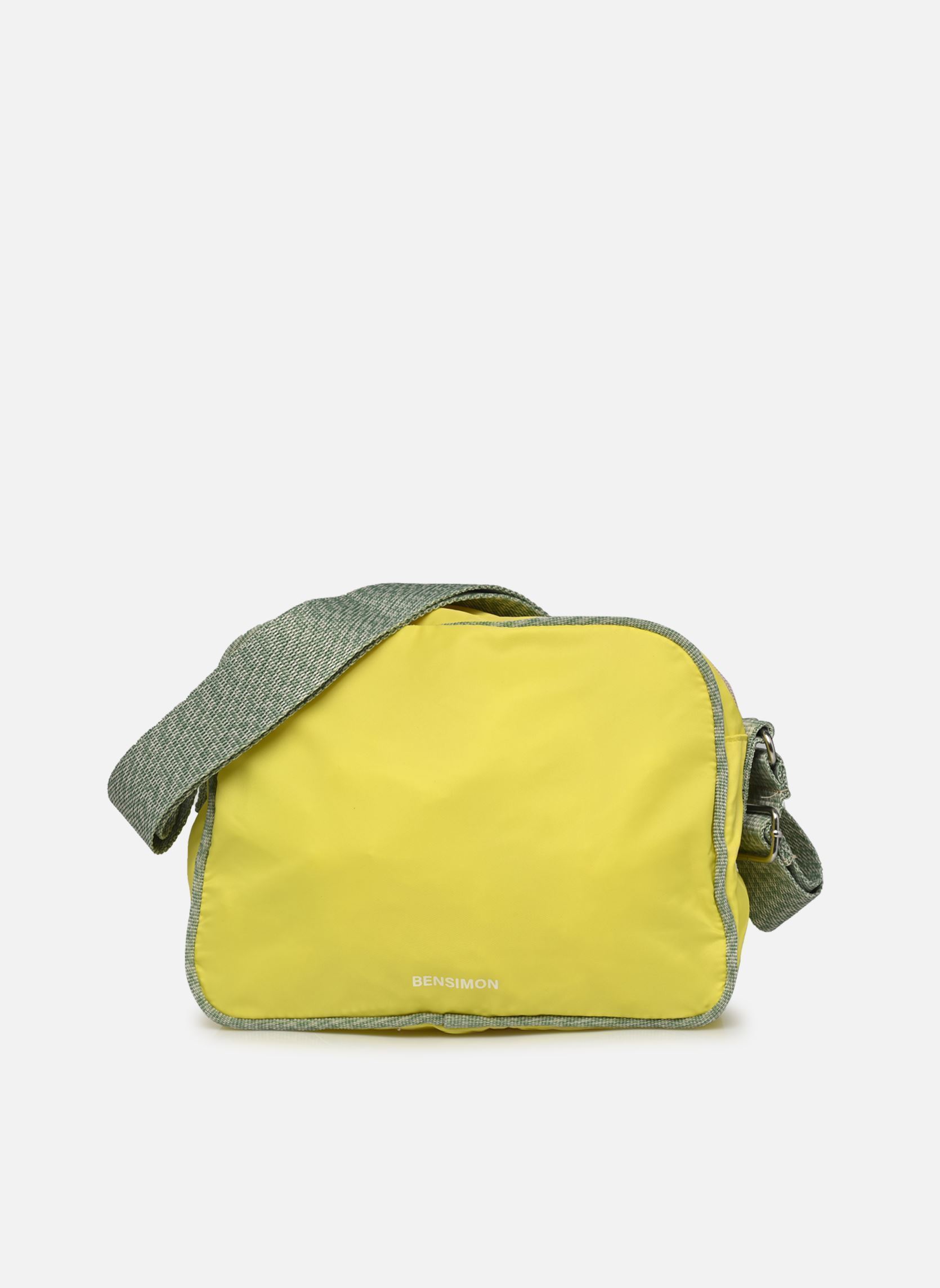 Sacs bandoulière SMALL BESACE C40 femme jaune Bensimon Sacs bandoulière SMALL BESACE C40 femme jaune MaÏs