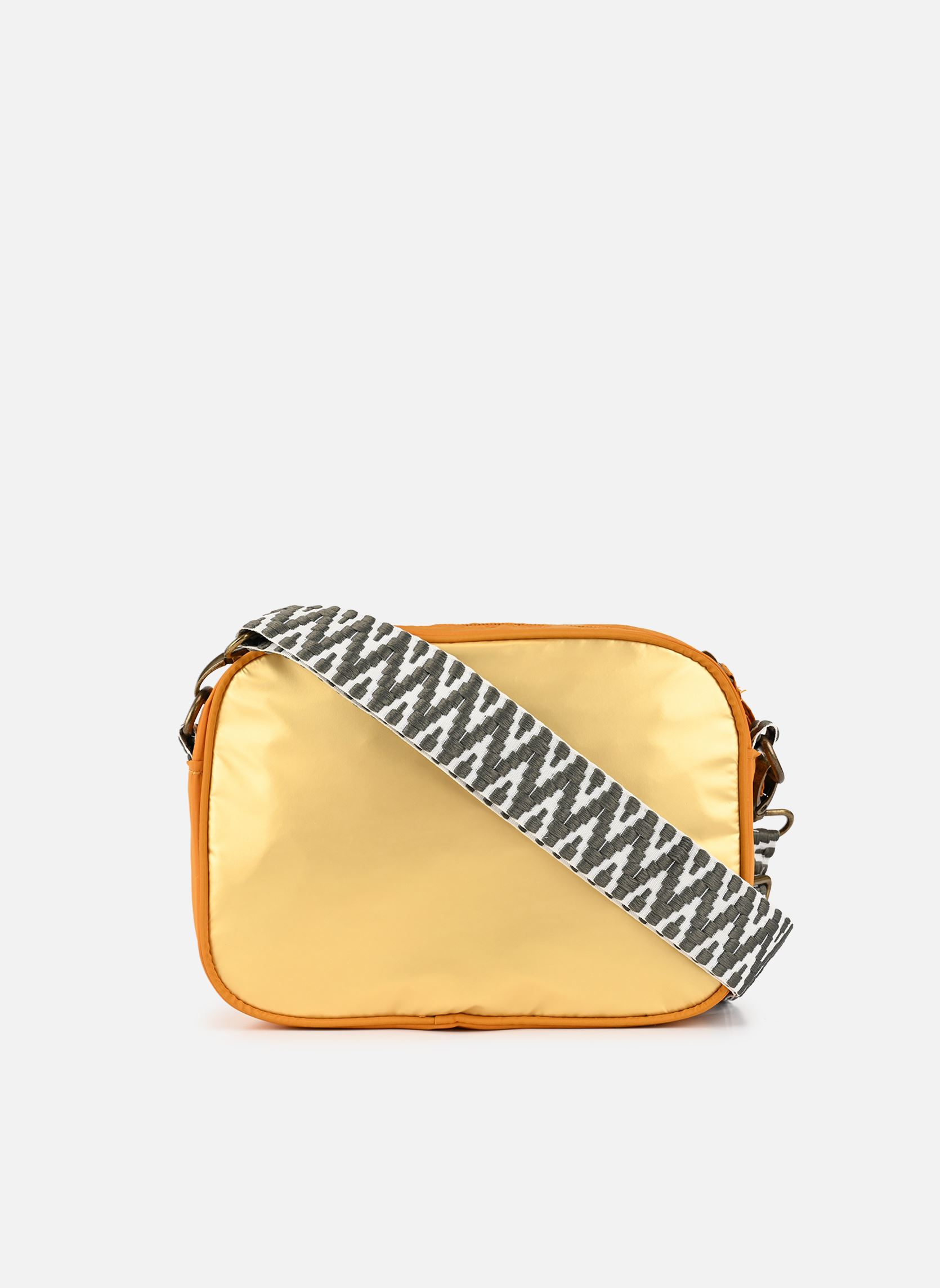 Schoudertassen SMALL BESACE C45 dames goud en brons Bensimon Schoudertassen SMALL BESACE C45 dames goud en brons Or