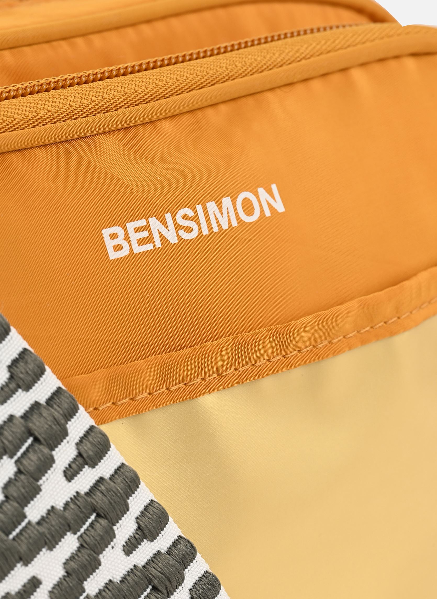 Schoudertassen SMALL BESACE C45 dames goud en brons Bensimon Schoudertassen SMALL BESACE C45 dames goud en brons Or