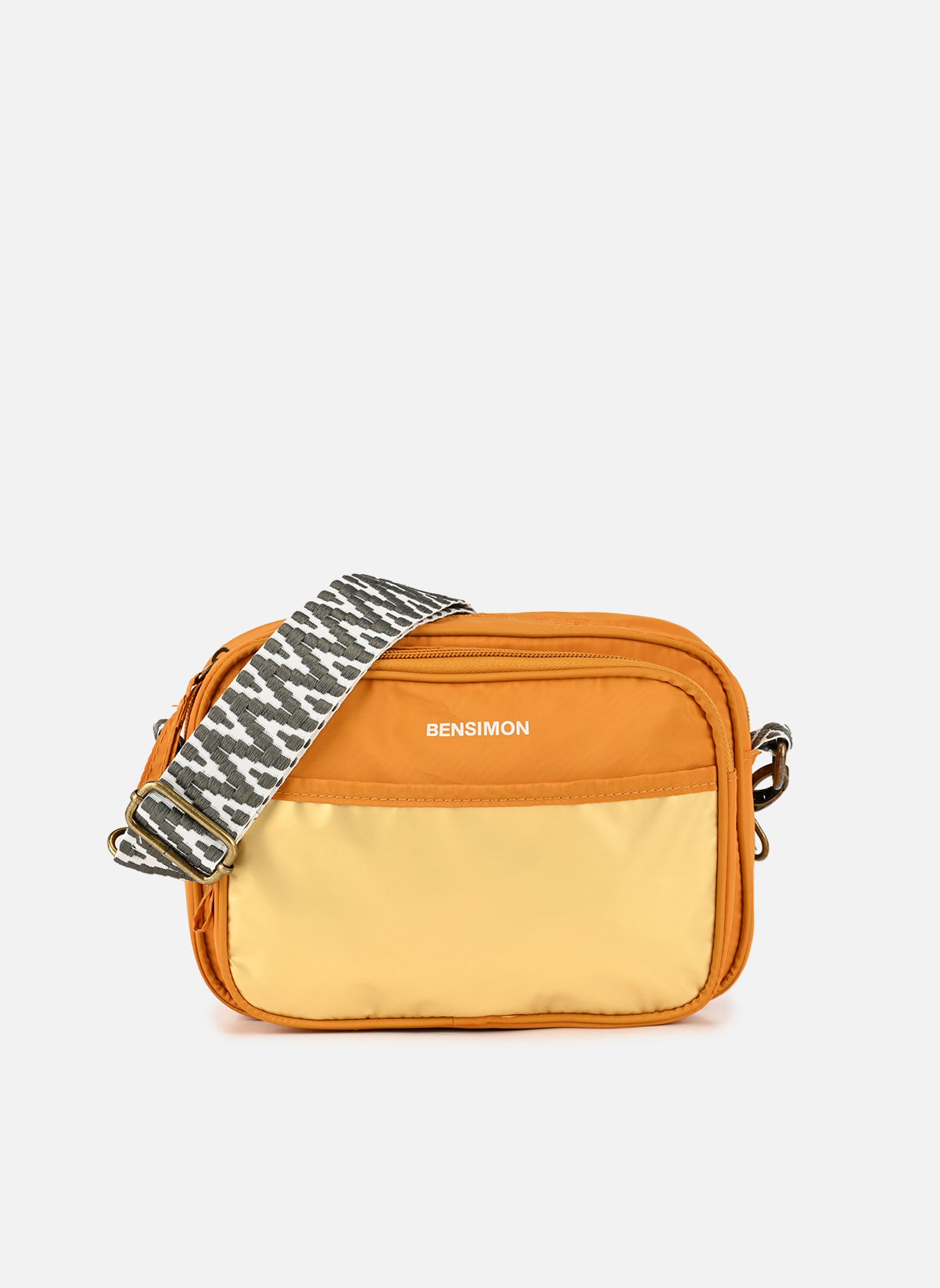 Schoudertassen SMALL BESACE C45 dames goud en brons Bensimon Schoudertassen SMALL BESACE C45 dames goud en brons Or
