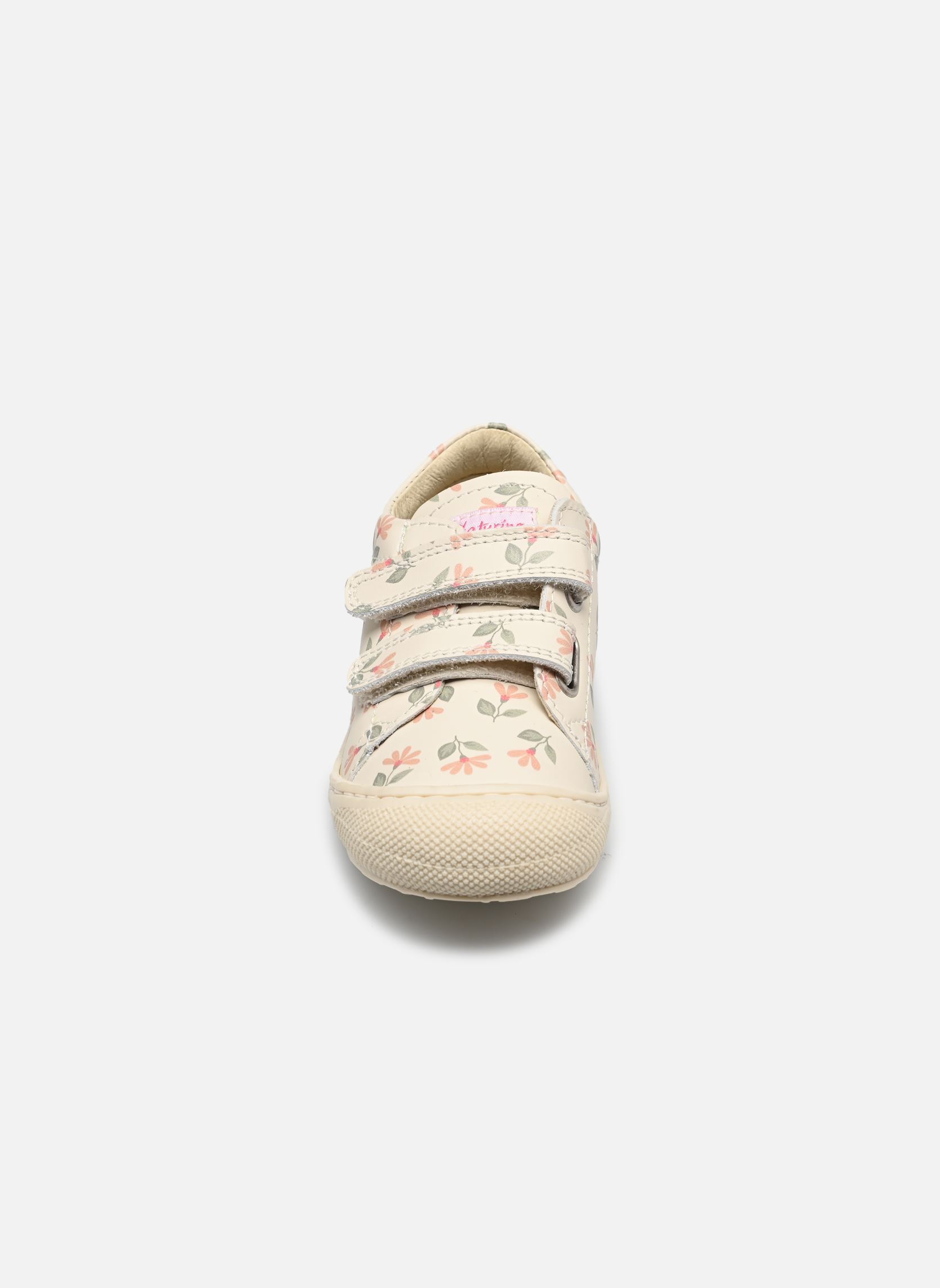 Lage sneakers Cocoon Low VL meisjes wit Naturino Lage sneakers Cocoon Low VL meisjes wit CALF PR.CYCLAMENS MILK ROSE