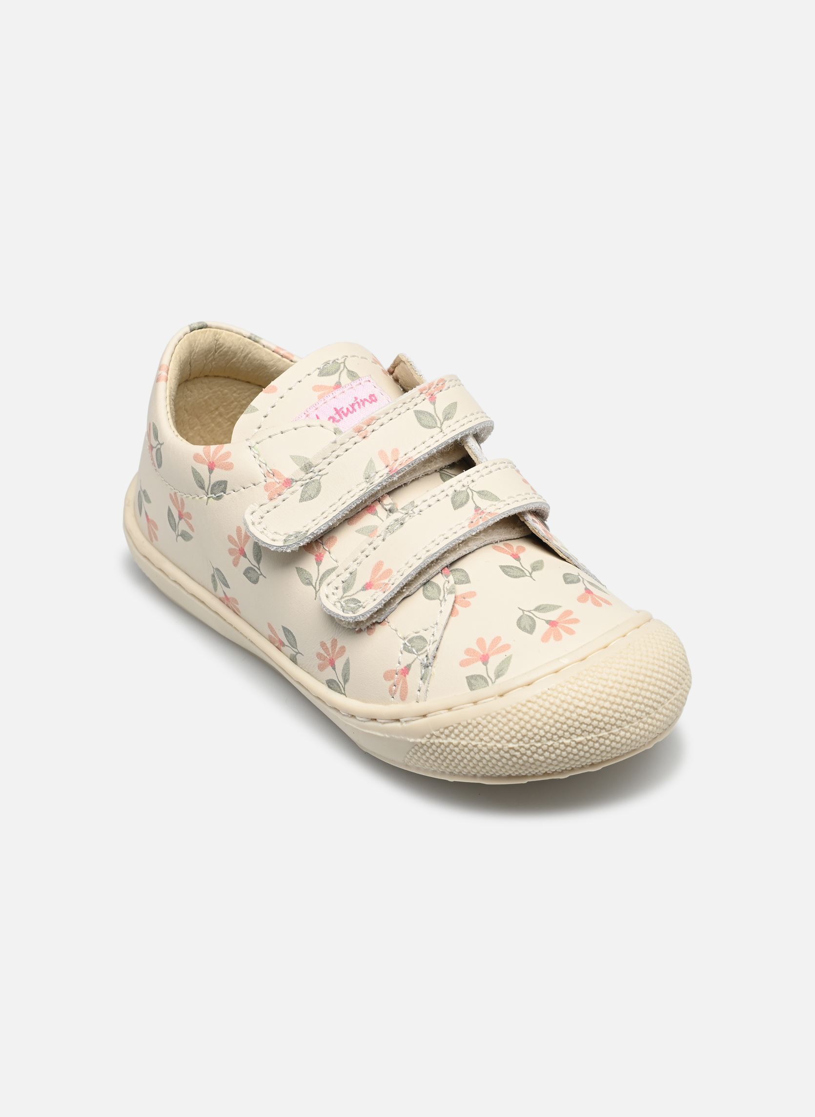 Lage sneakers Cocoon Low VL meisjes wit Naturino Lage sneakers Cocoon Low VL meisjes wit CALF PR.CYCLAMENS MILK ROSE