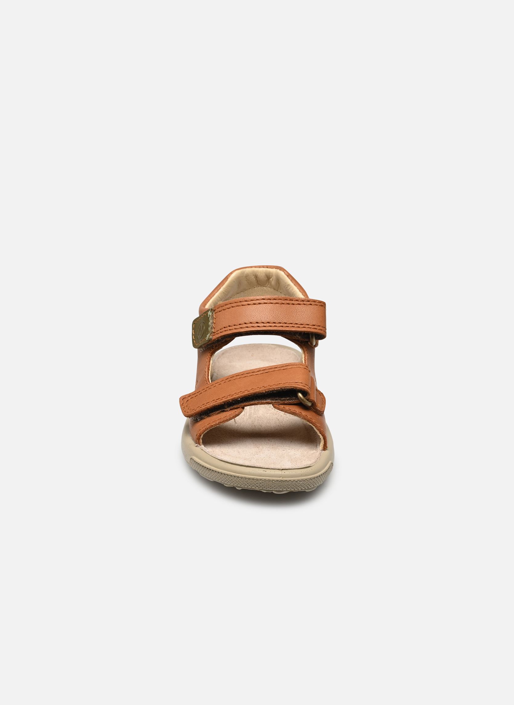 Sandales July marron Naturino Sandales July marron NAPPA SPAZZ SOLE ECRU COGNAC