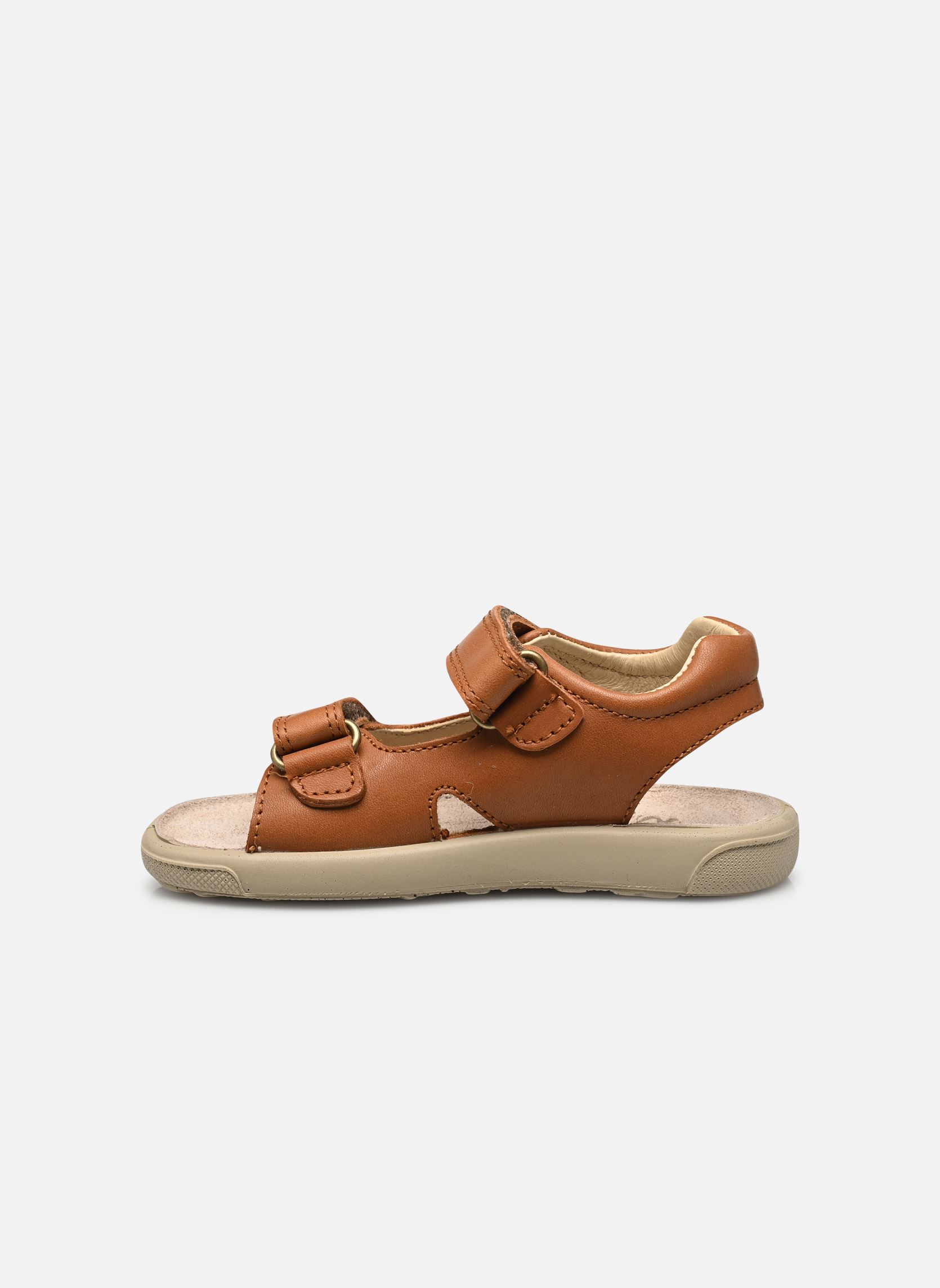 Sandales July marron Naturino Sandales July marron NAPPA SPAZZ SOLE ECRU COGNAC