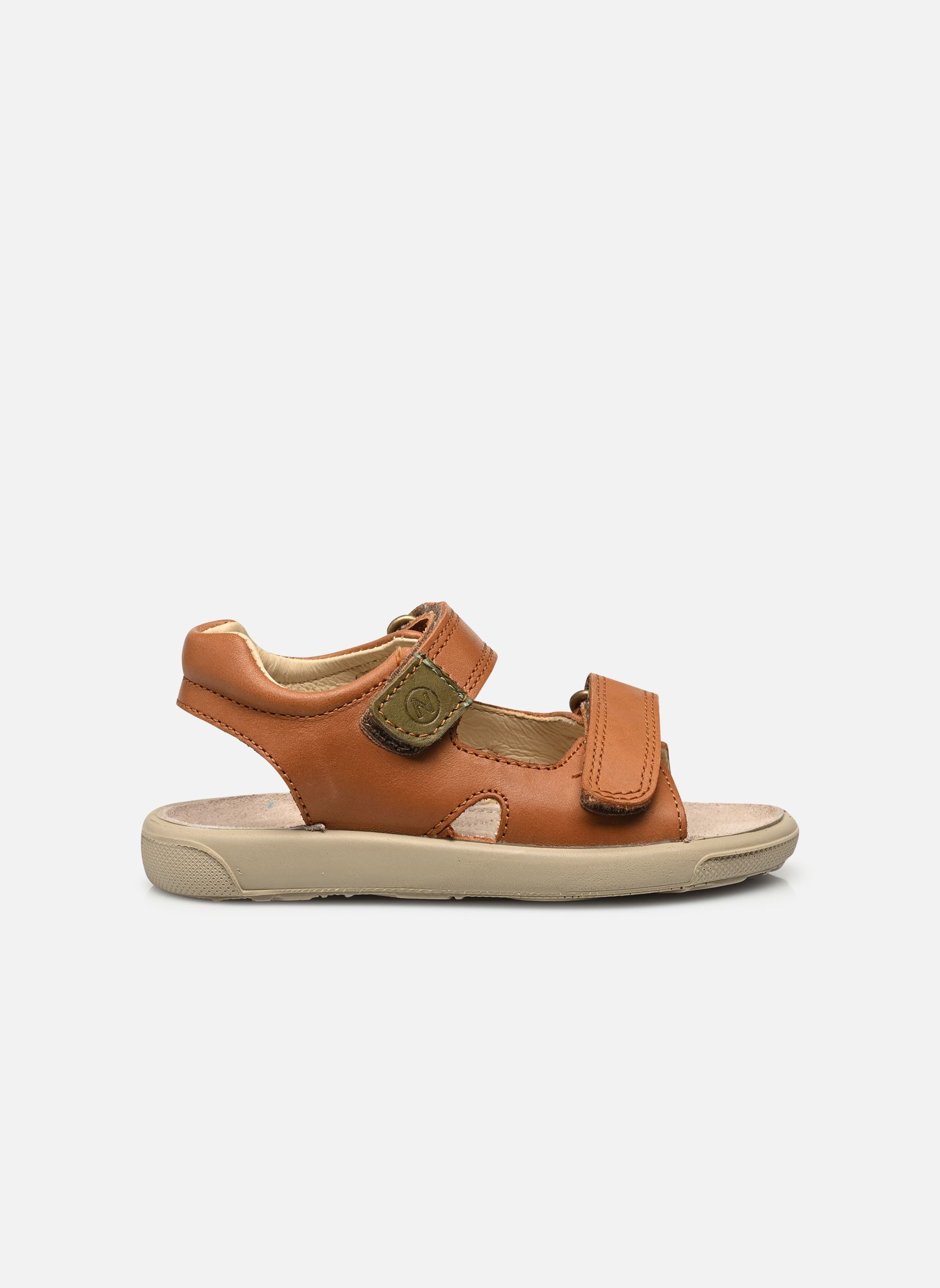 Sandales July marron Naturino Sandales July marron NAPPA SPAZZ SOLE ECRU COGNAC