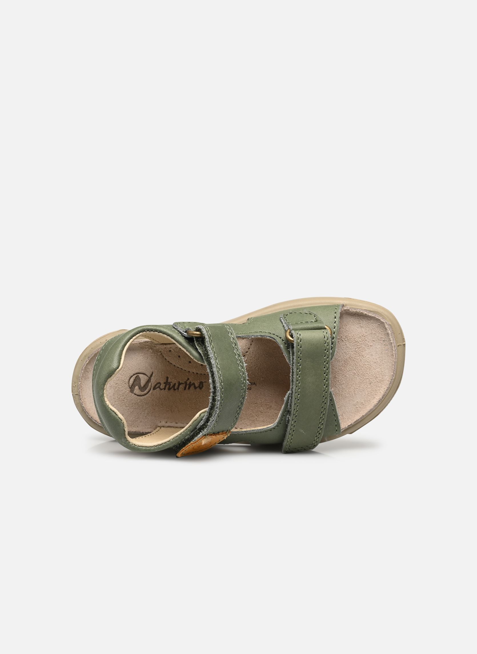 Sandales July vert Naturino Sandales July vert NAPPA SPAZZ SOLE ECRU SAGE