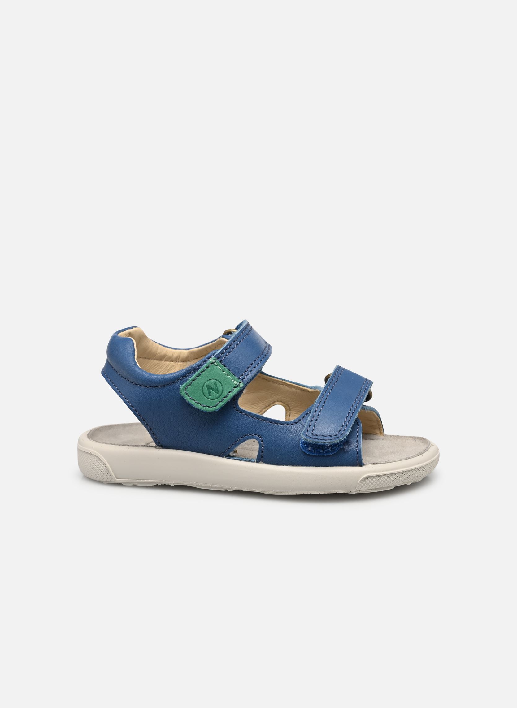 Sandales July bleu Naturino Sandales July bleu NAPPA SPAZZ SOLE ECRU AZURE