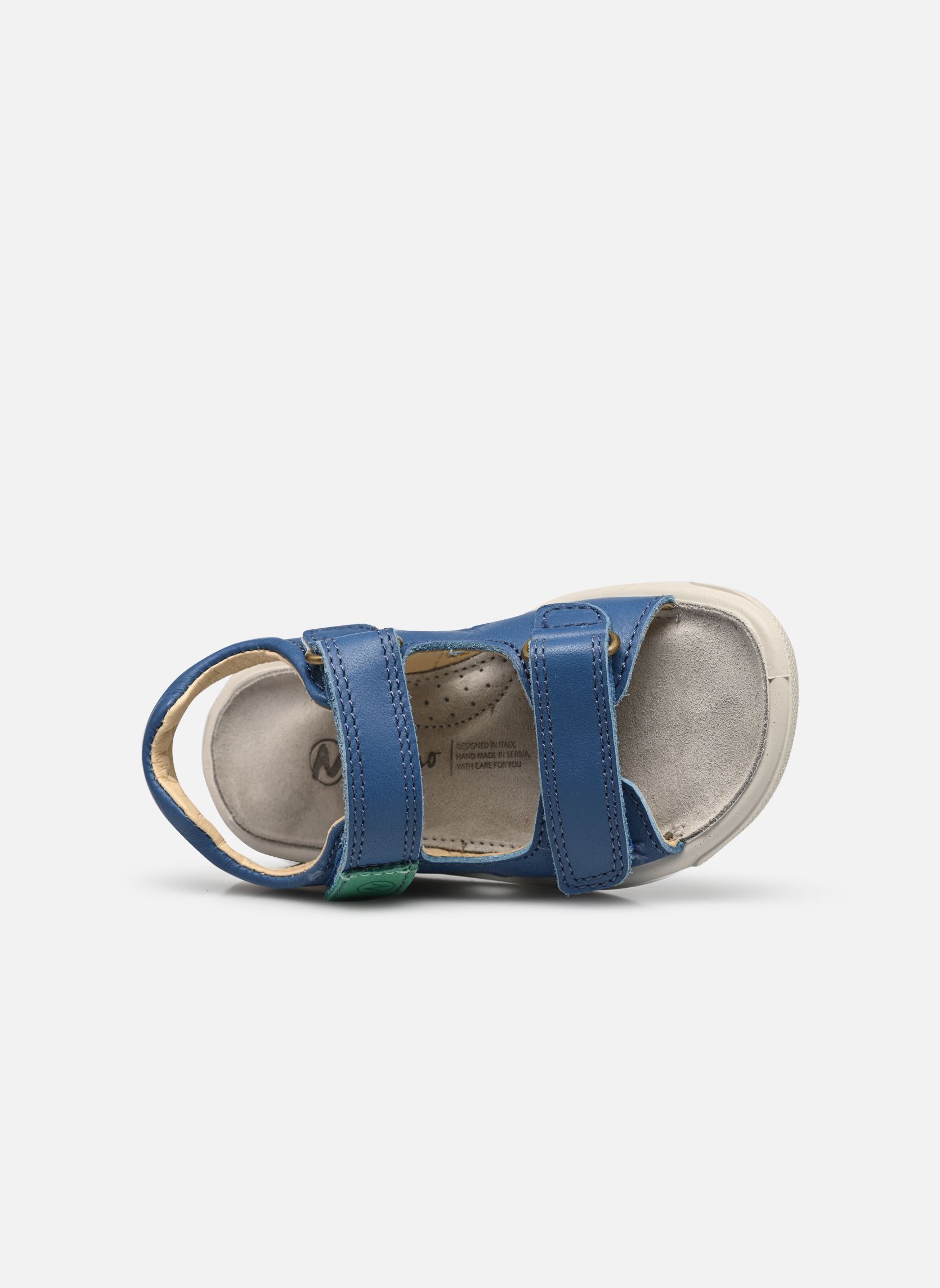 Sandales July bleu Naturino Sandales July bleu NAPPA SPAZZ SOLE ECRU AZURE