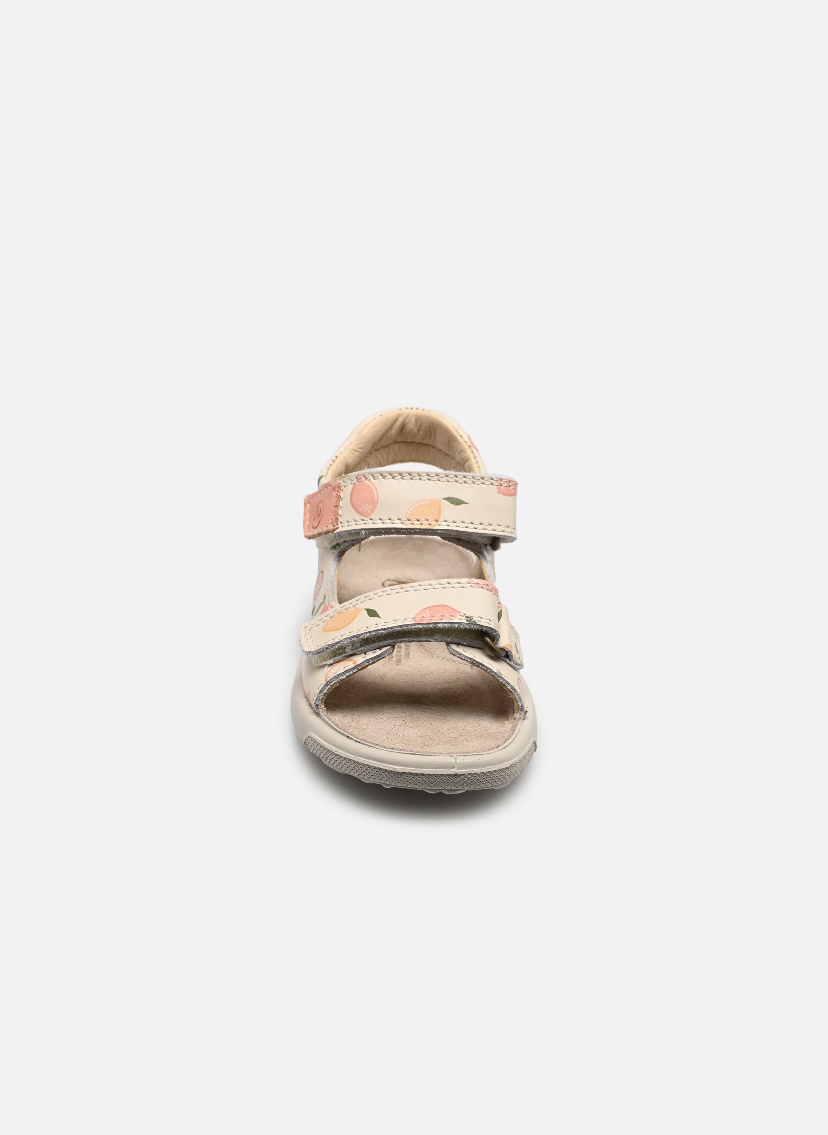 Sandales July fille blanc Naturino Sandales July fille blanc CALF PR LEMONSODA MILK