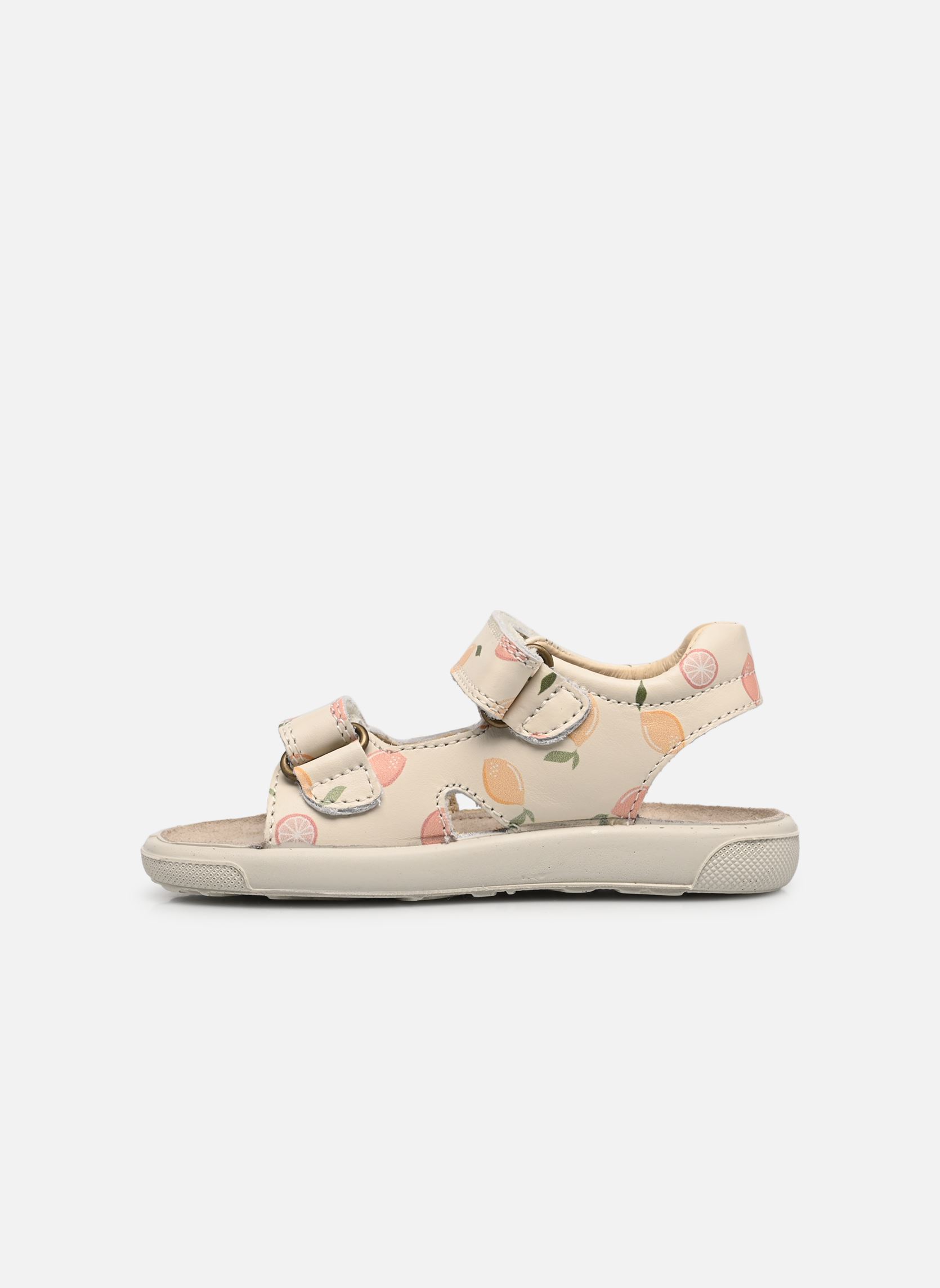 Sandales July fille blanc Naturino Sandales July fille blanc CALF PR LEMONSODA MILK