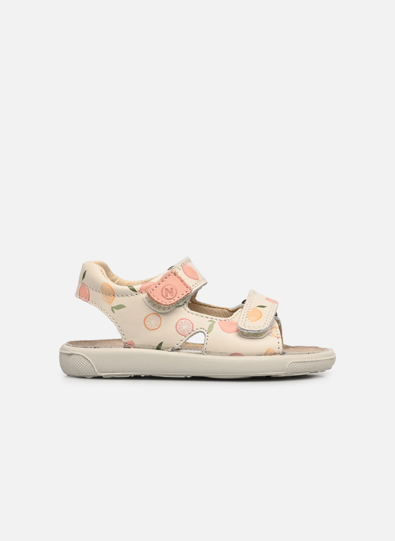 Sandales July fille blanc Naturino Sandales July fille blanc CALF PR LEMONSODA MILK