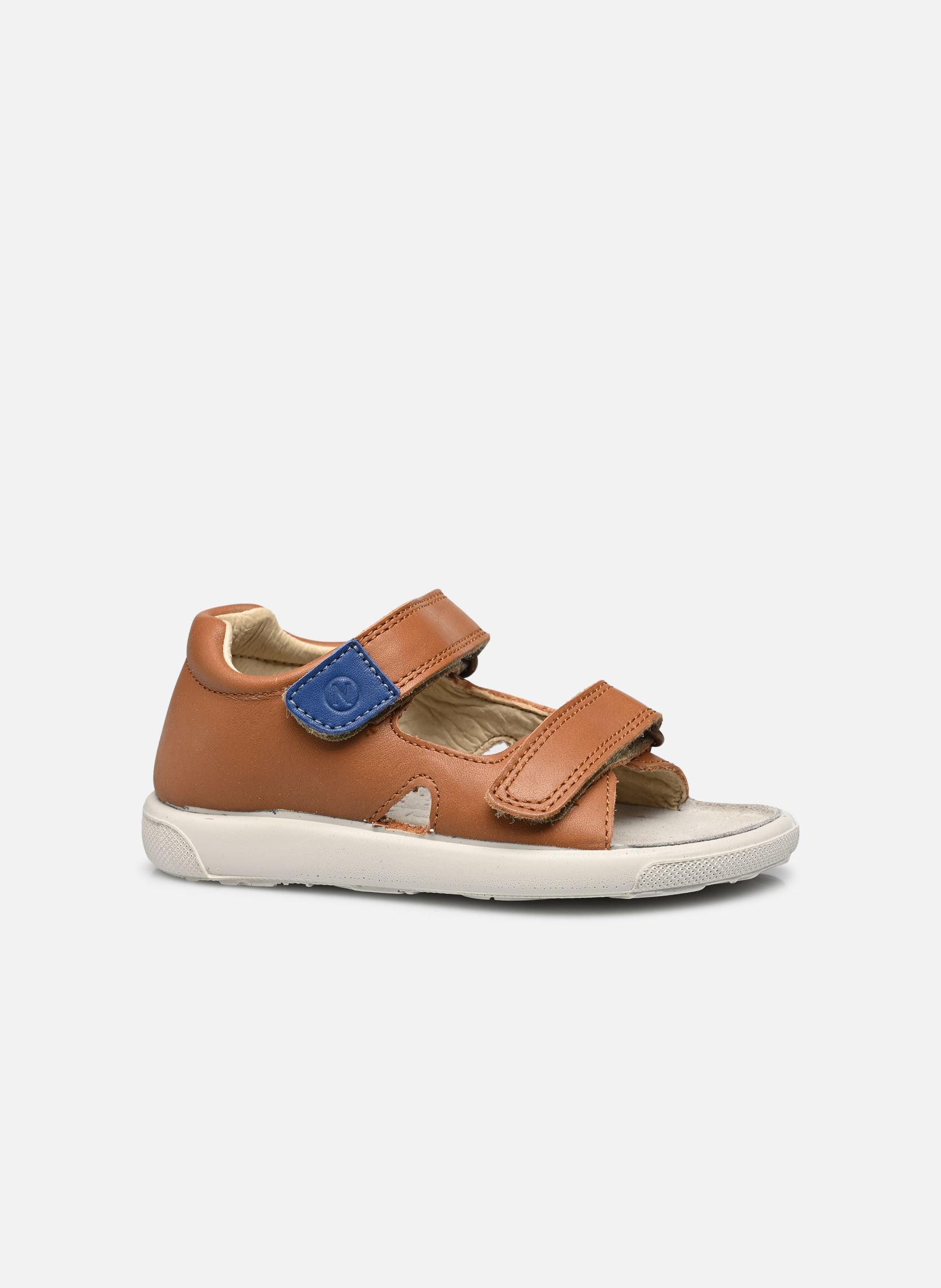 Sandales July garçon marron Naturino Sandales July garçon marron NAPPA SPAZZ SOLE BONE COGNAC