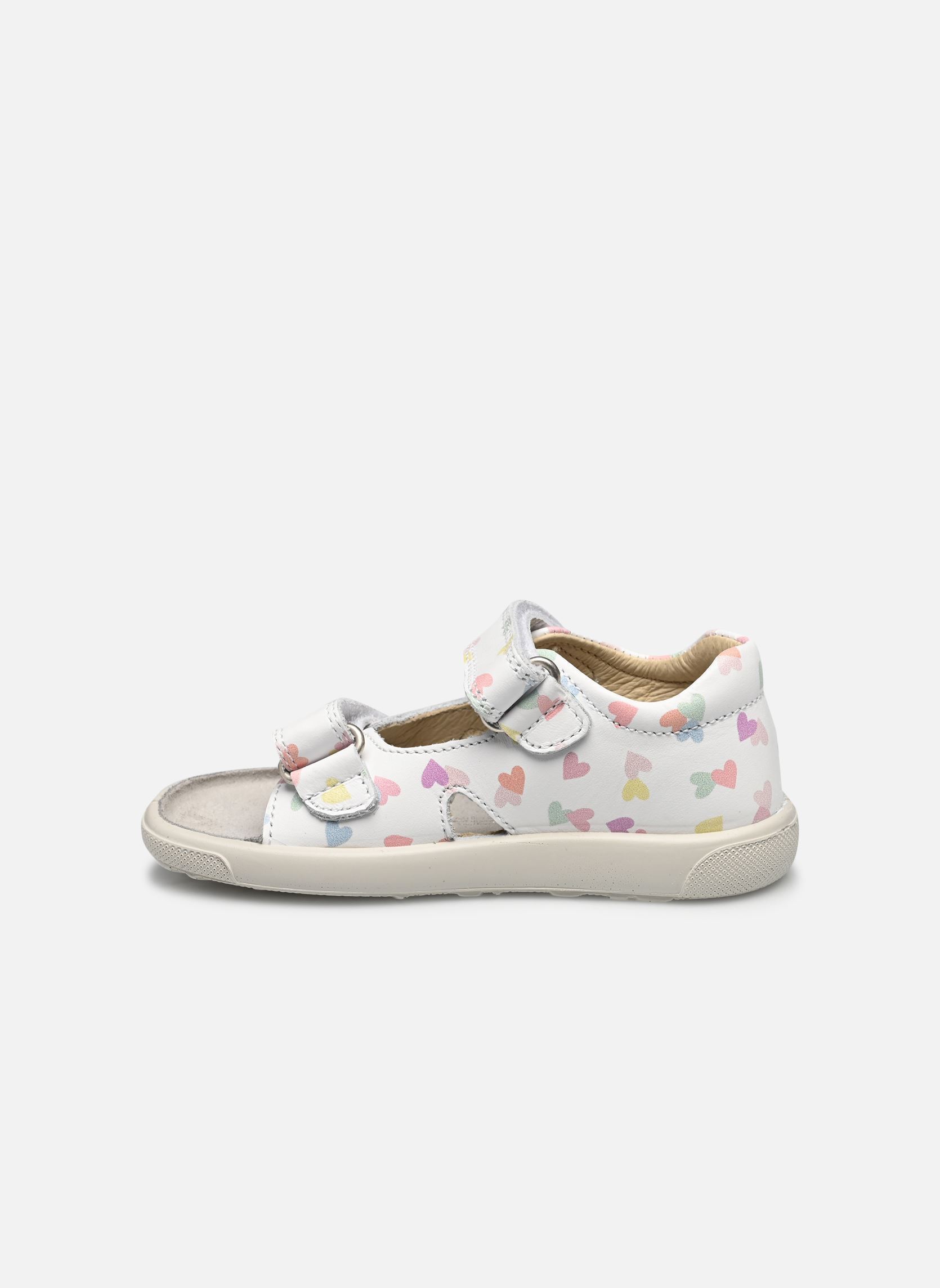 Sandales July fille blanc Naturino Sandales July fille blanc CALF PR COUPLED HEARTS WHITE M