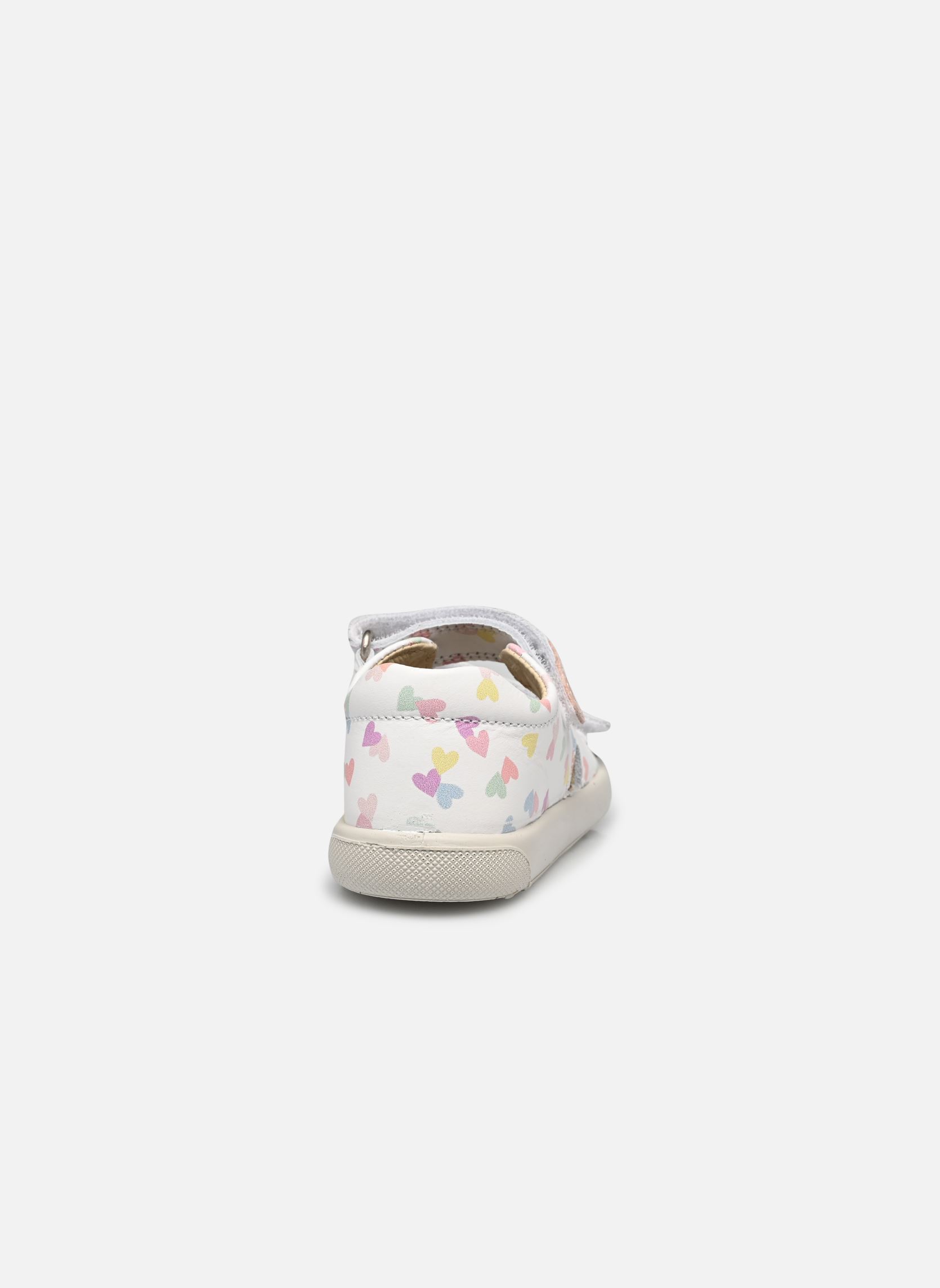 Sandales July fille blanc Naturino Sandales July fille blanc CALF PR COUPLED HEARTS WHITE M