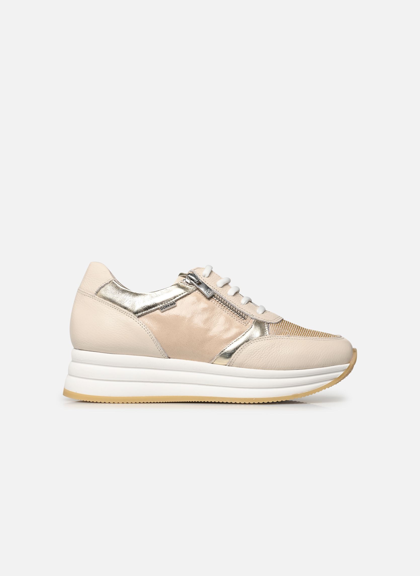 Baskets compensées DRAZ D9240 femme beige Dorking Baskets compensées DRAZ D9240 femme beige INDIOS PLATINO C-4 PLATINO C4