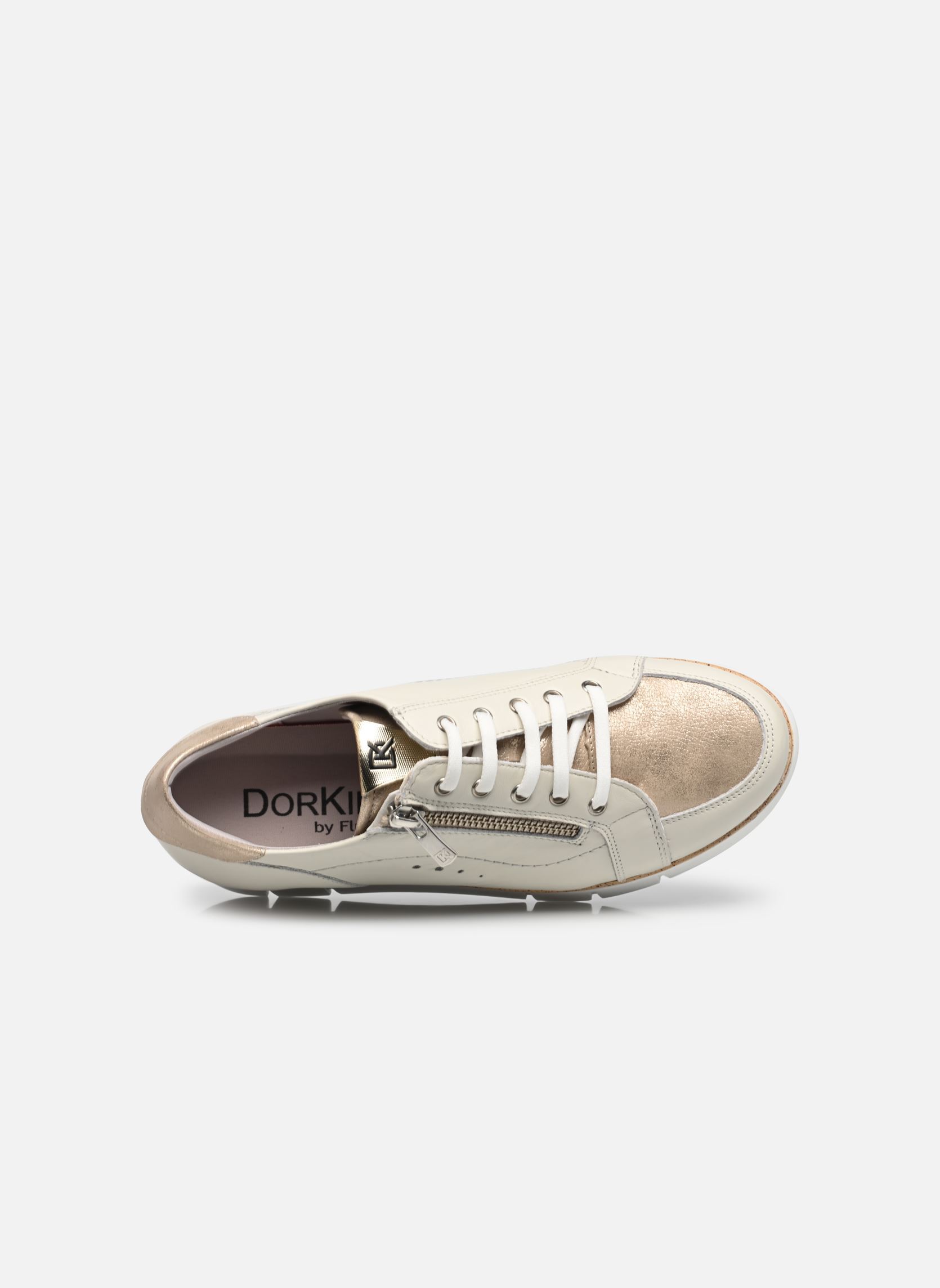 Sleehak sneakers INDIA D9301 dames beige Dorking Sleehak sneakers INDIA D9301 dames beige SUGAR+LAGUNA HIELO + PLATINO