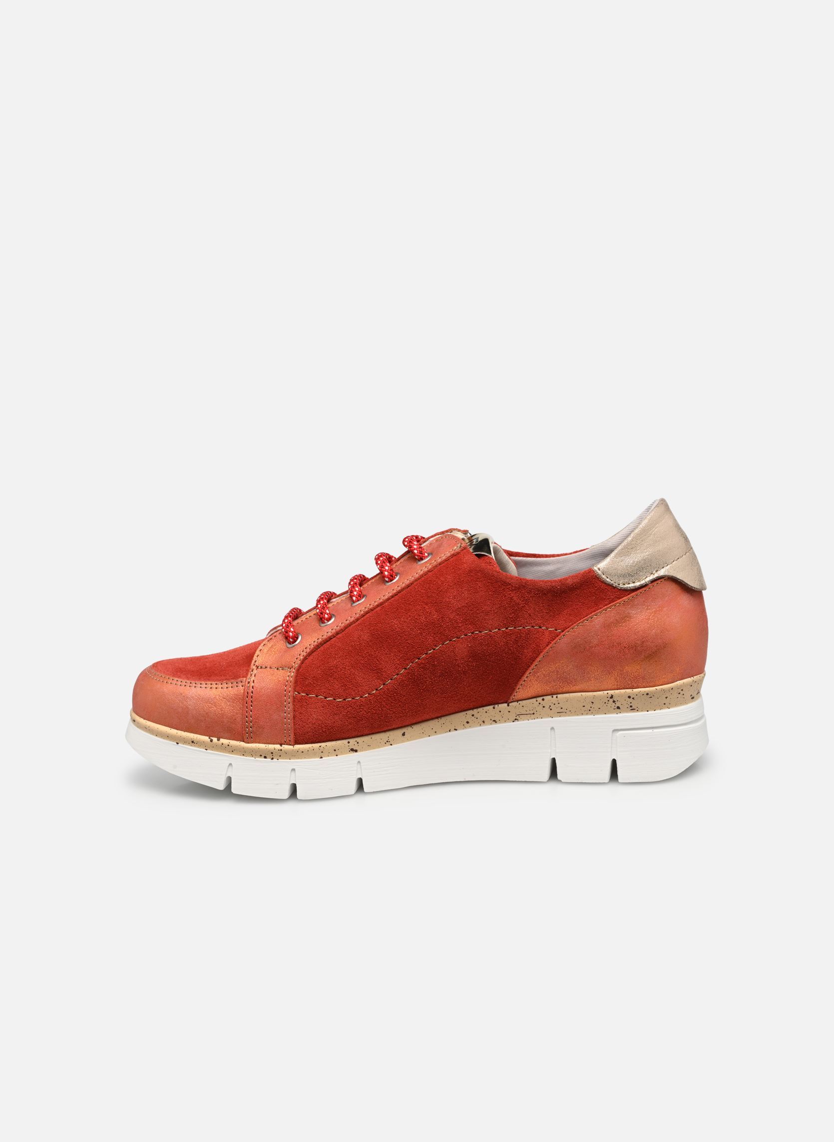 Baskets compensées INDIA D9300 femme orange Dorking Baskets compensées INDIA D9300 femme orange CALF COMBI-3 TERRAC-3