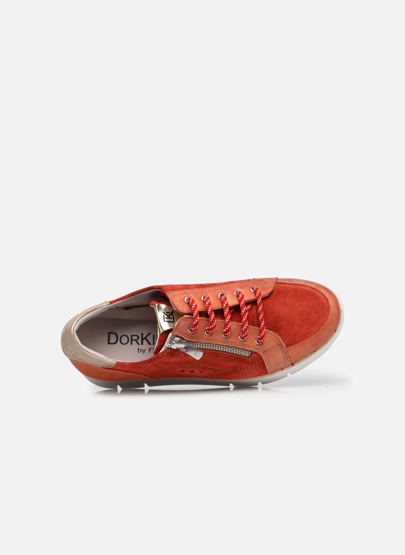 Baskets compensées INDIA D9300 femme orange Dorking Baskets compensées INDIA D9300 femme orange CALF COMBI-3 TERRAC-3
