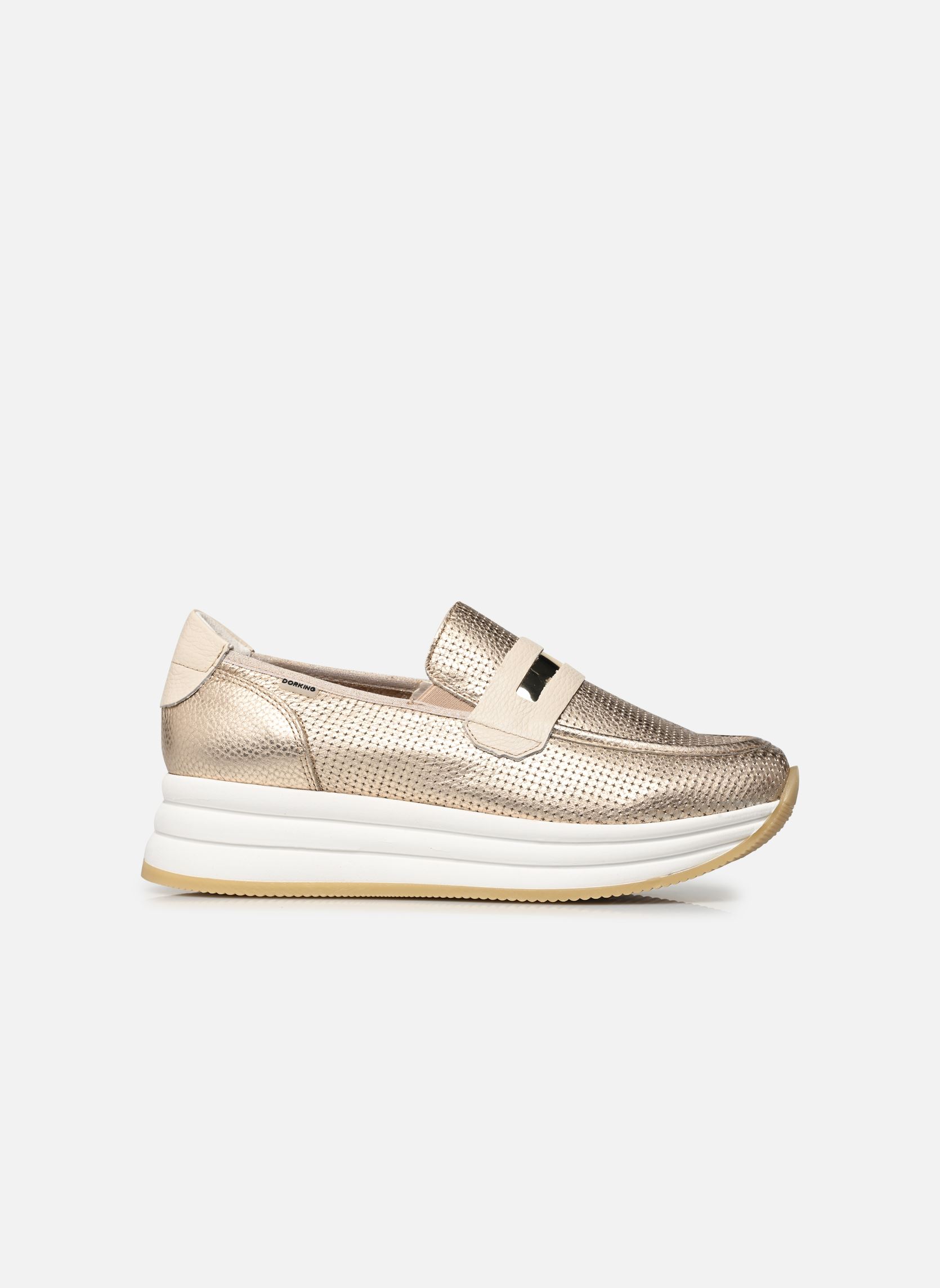 Mocassins DRAZ D9243 femme or et bronze Dorking Mocassins DRAZ D9243 femme or et bronze ALUMIN PLATINO C-3 PLATINO C3