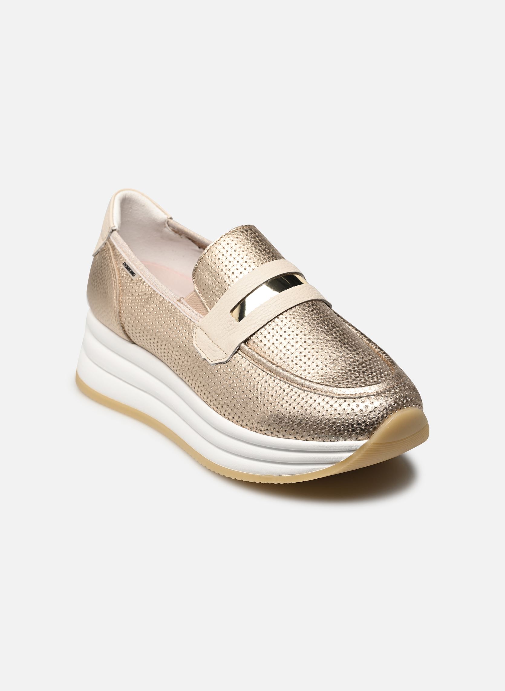 Mocassins DRAZ D9243 femme or et bronze Dorking Mocassins DRAZ D9243 femme or et bronze ALUMIN PLATINO C-3 PLATINO C3
