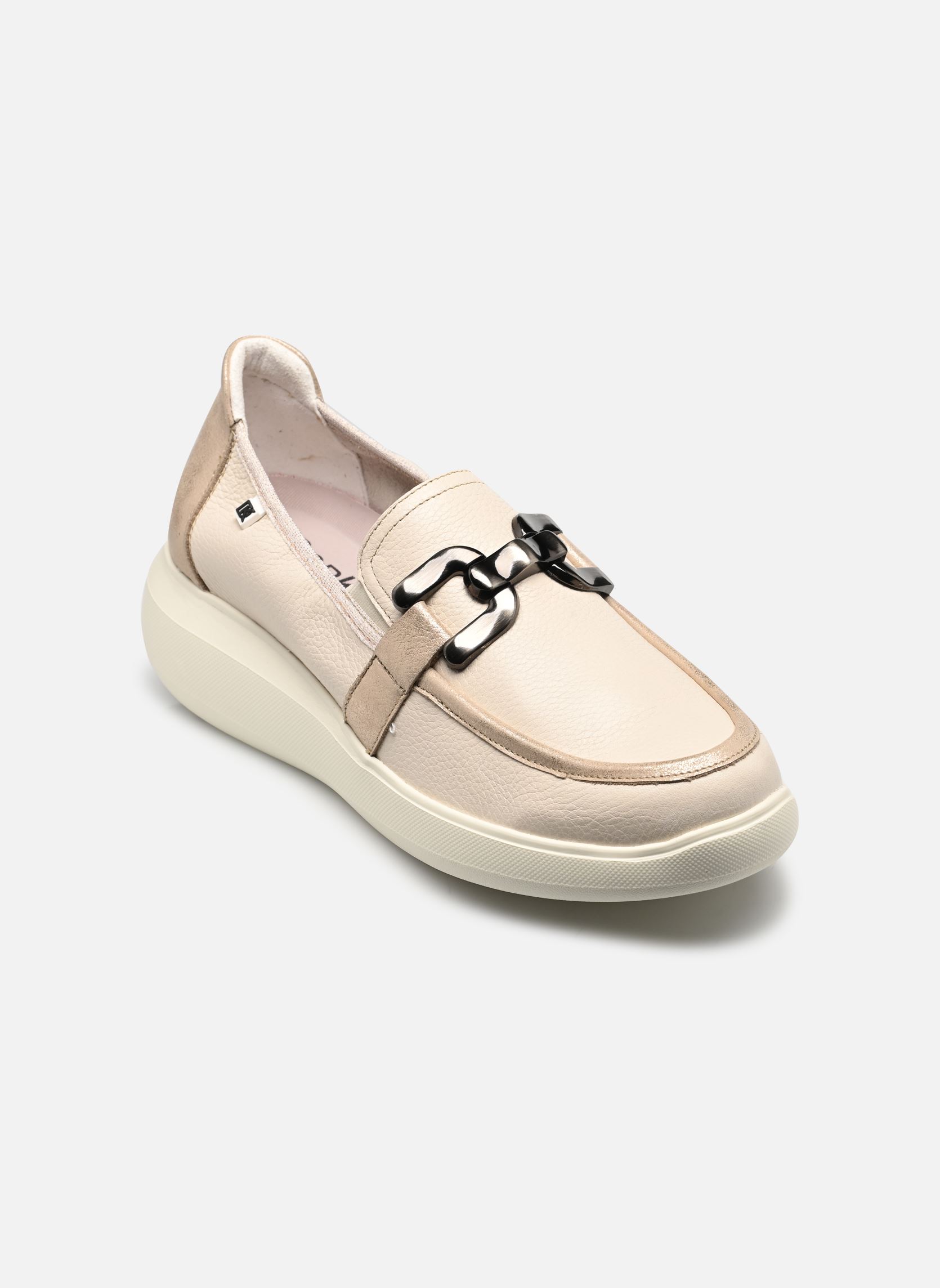 Mocassins VULCANO D9256 dames beige Dorking Mocassins VULCANO D9256 dames beige INDIOS+LAGUNA RAW + PLATINO
