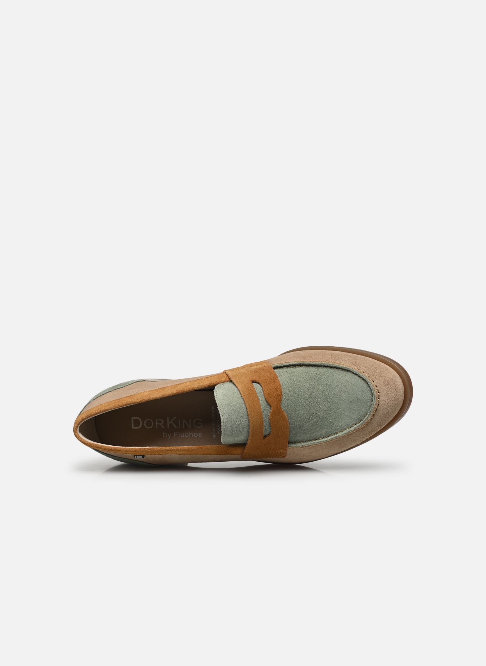 Mocassins HARVARD D9245 femme multicolore Dorking Mocassins HARVARD D9245 femme multicolore CALF+CALF+CALF CASTORO + FROG