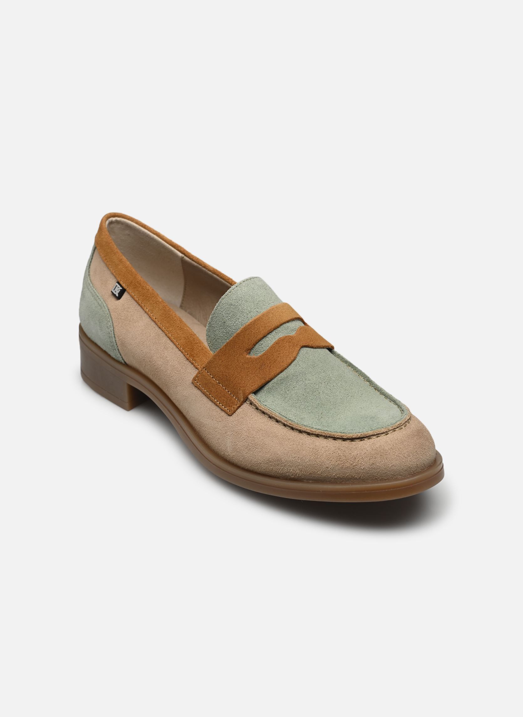 Mocassins HARVARD D9245 femme multicolore Dorking Mocassins HARVARD D9245 femme multicolore CALF+CALF+CALF CASTORO + FROG