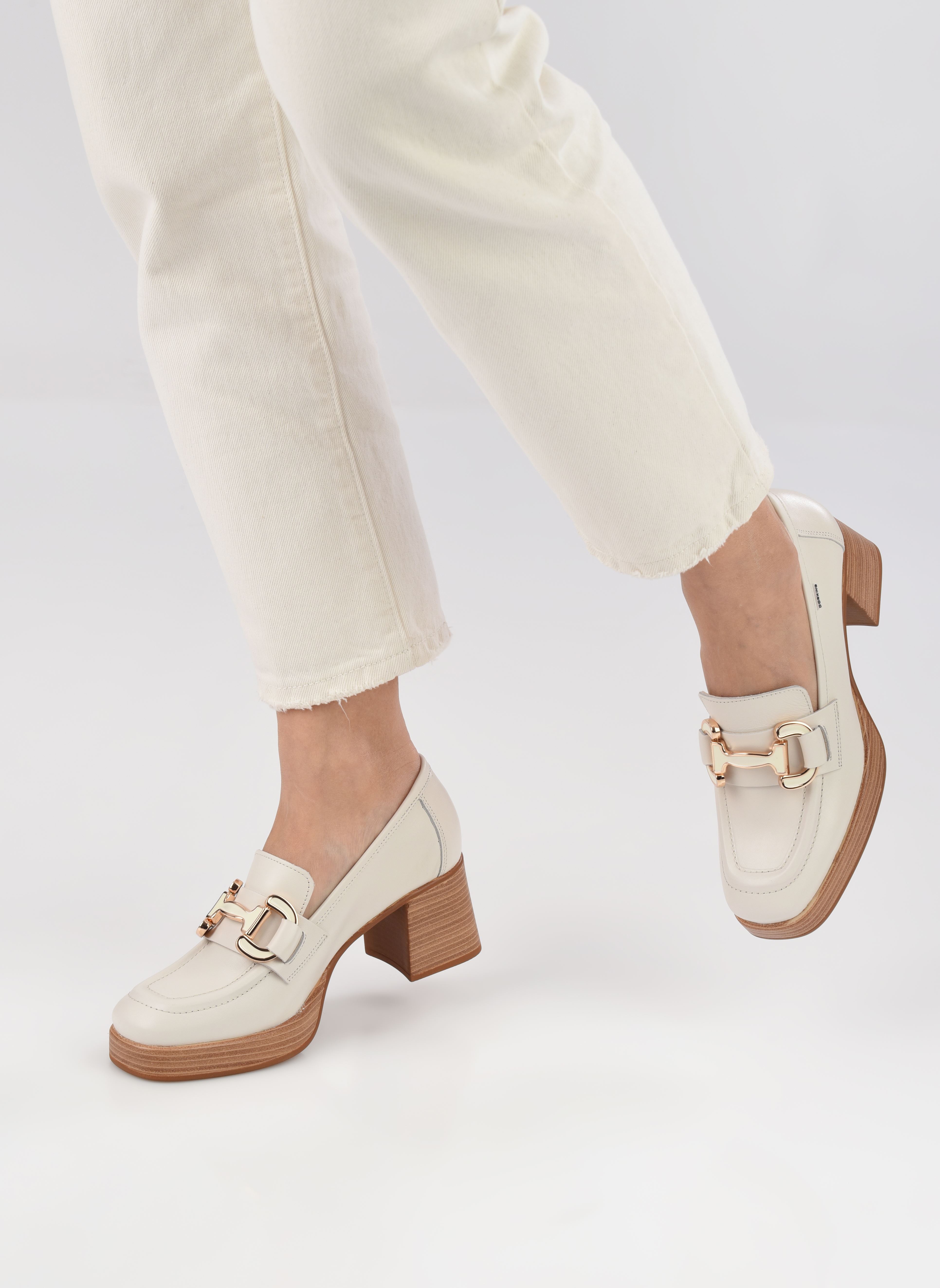 Mocassins CRISTEL D9232 dames wit Dorking Mocassins CRISTEL D9232 dames wit SUGAR HIELO