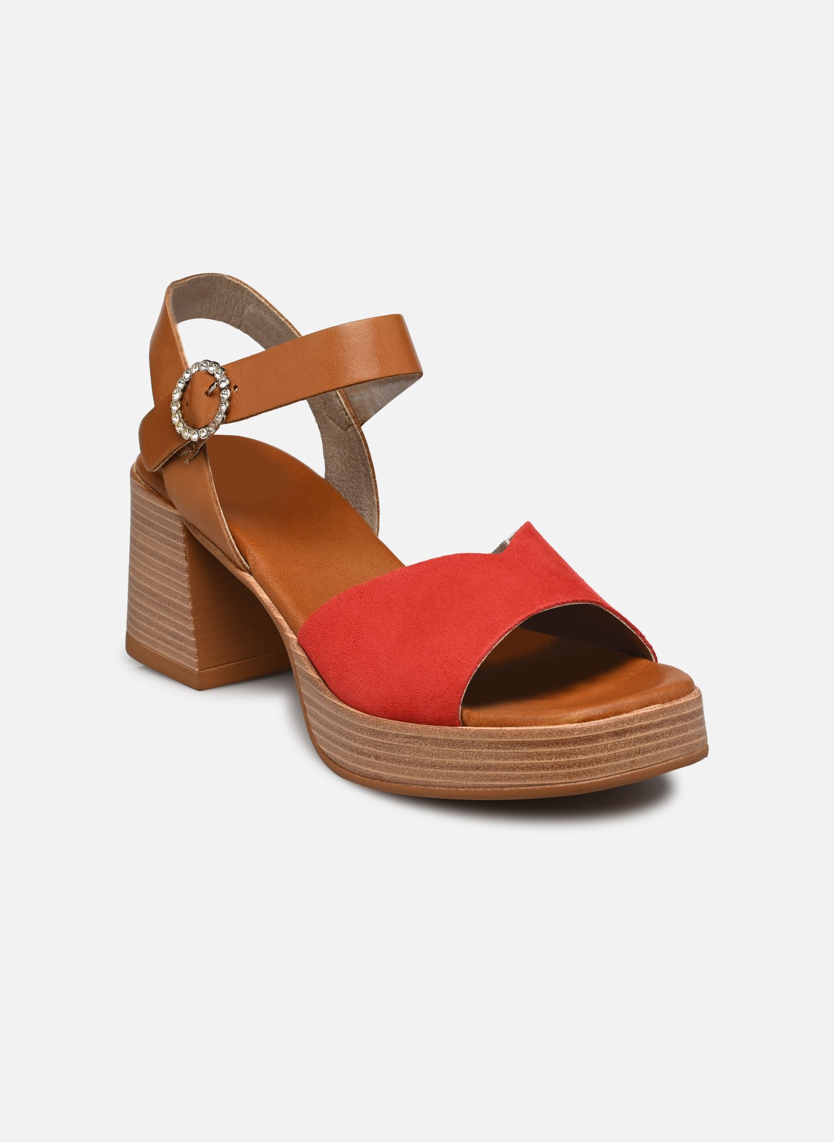 Sandalen DIAMOND D9283 dames rood Dorking Sandalen DIAMOND D9283 dames rood CALF+TIBET ROJO + CUERO