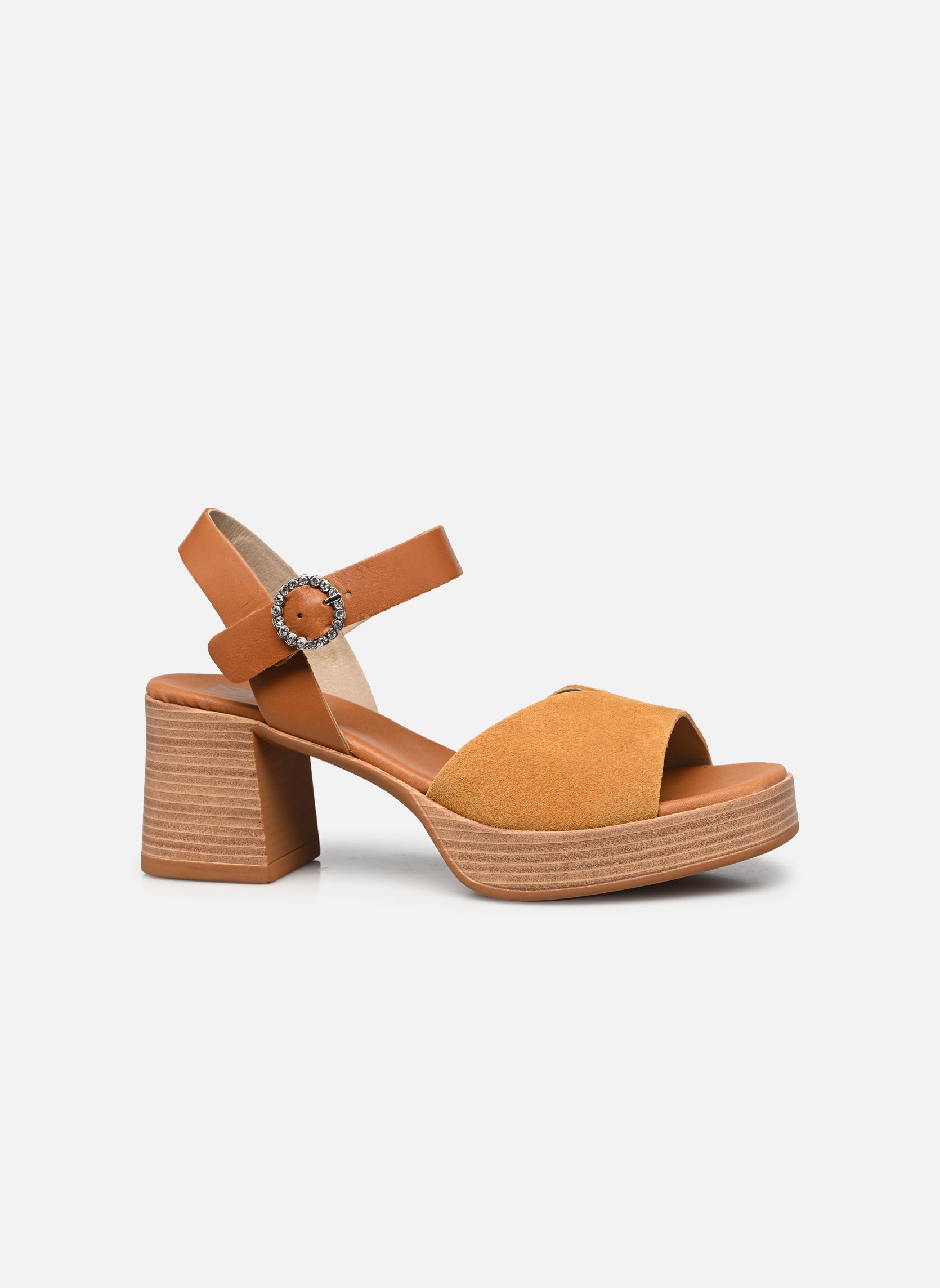 Sandalen DIAMOND D9283 damen braun Dorking Sandalen DIAMOND D9283 damen braun CALF+TIBET MOSTAZA + CUERO