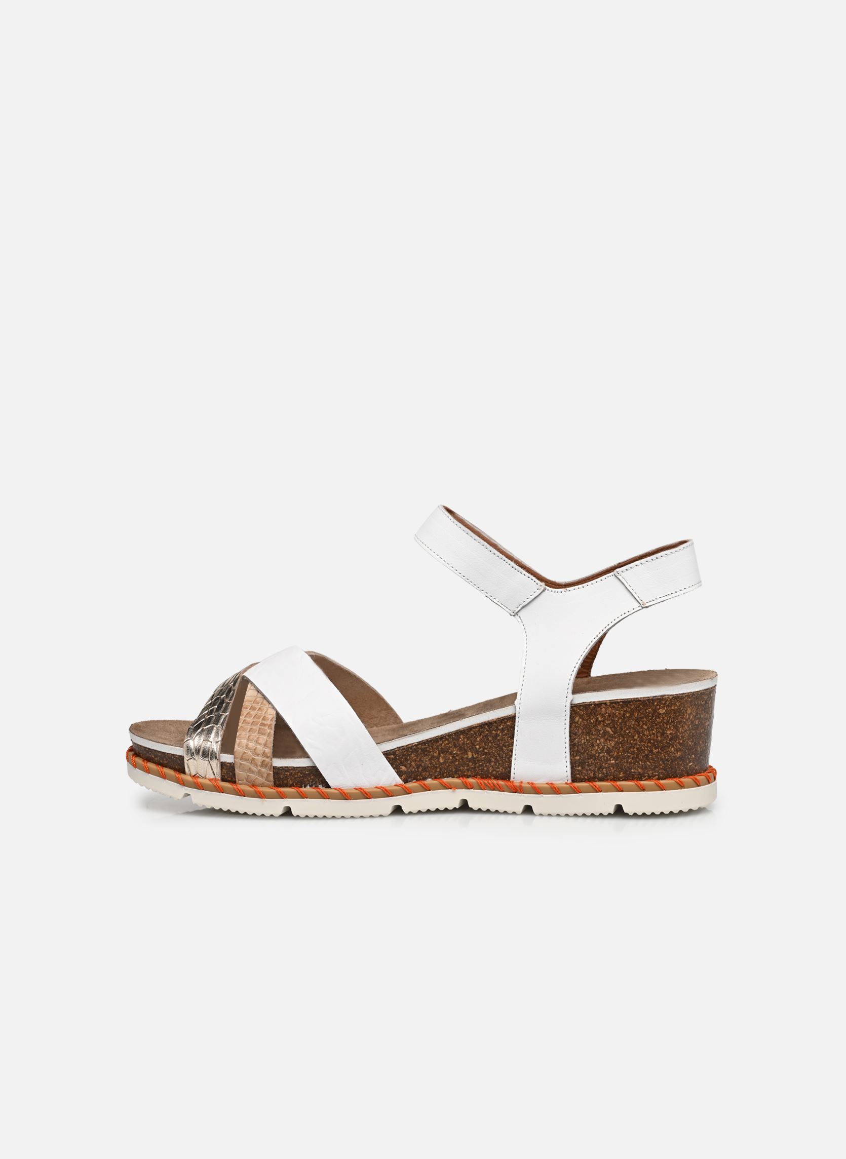 Sandali con zeppa e plateau GOLD D9320 donna multicolore Dorking Sandali con zeppa e plateau GOLD D9320 donna multicolore TEXAS+TEXAS+TEXAS BLANCO + CHA
