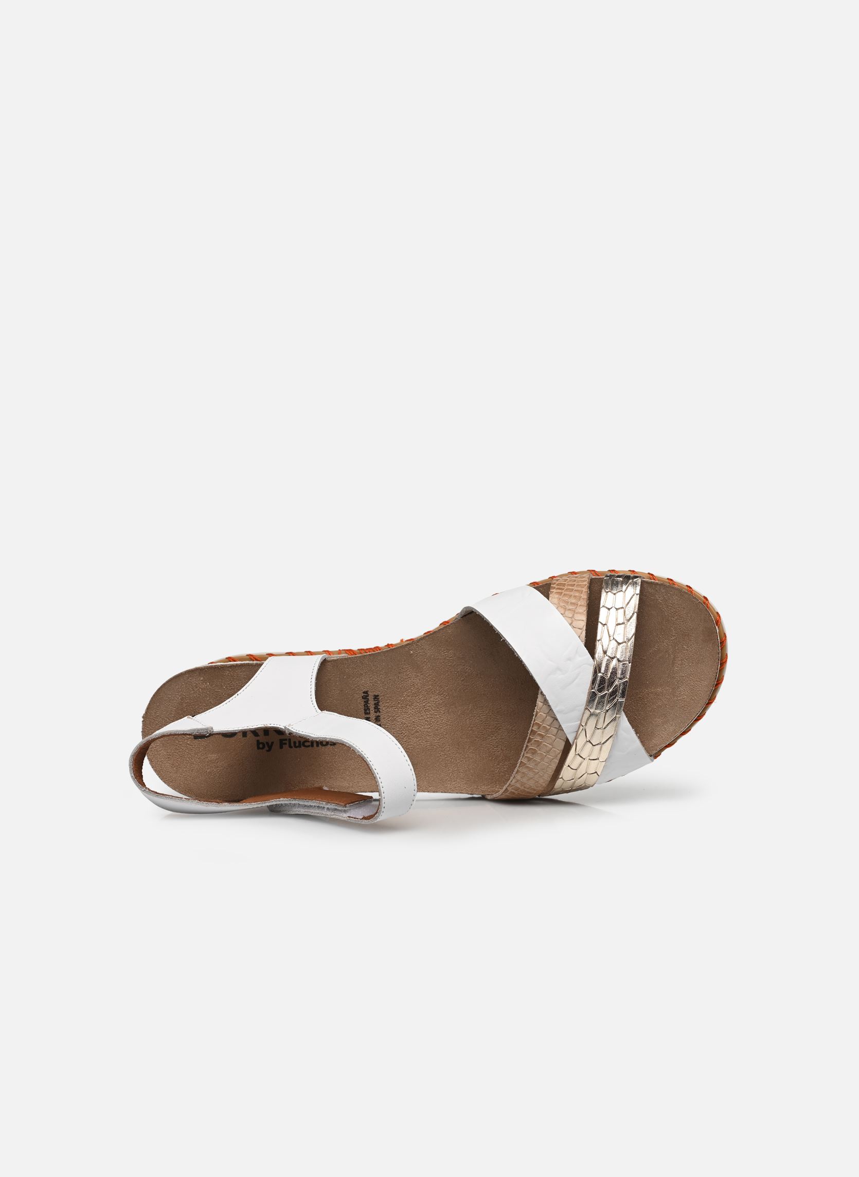 Sandali con zeppa e plateau GOLD D9320 donna multicolore Dorking Sandali con zeppa e plateau GOLD D9320 donna multicolore TEXAS+TEXAS+TEXAS BLANCO + CHA