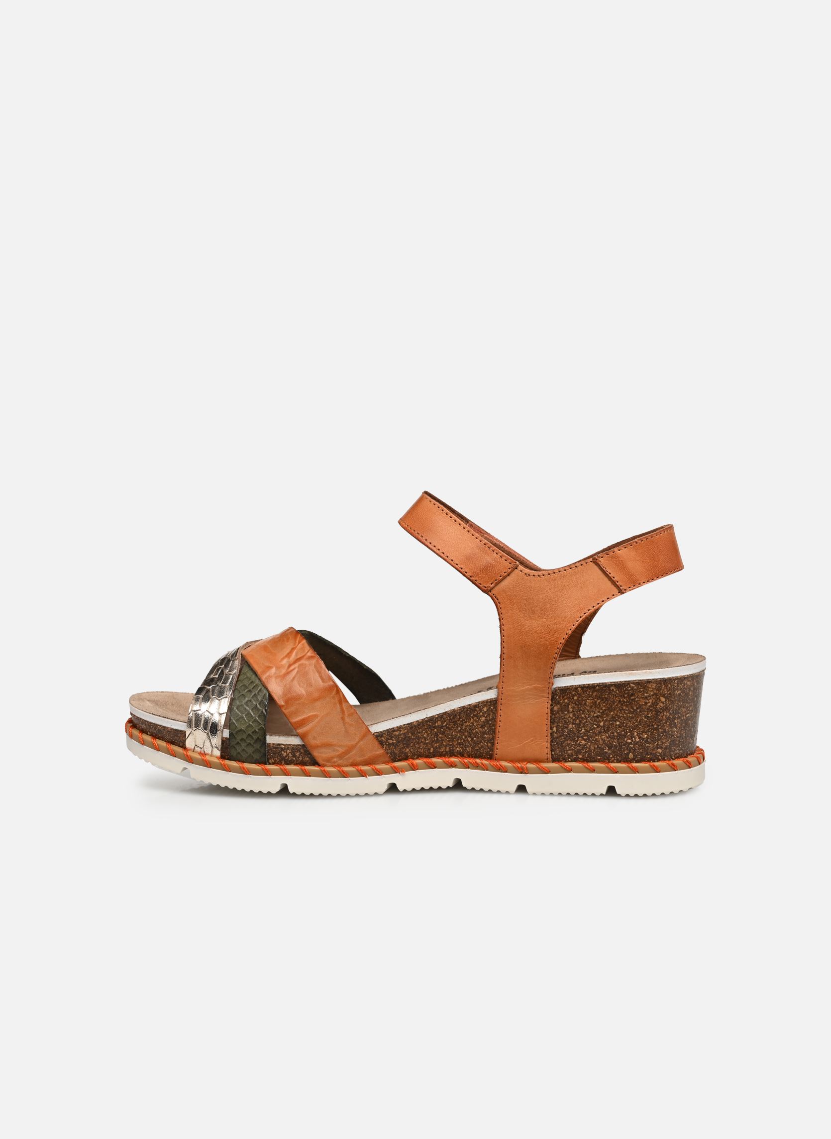 Keil- und Plateausandalen GOLD D9320 damen mehrfarbig Dorking Keil- und Plateausandalen GOLD D9320 damen mehrfarbig TEXAS+TEXAS+TEXAS POMELO + CHA