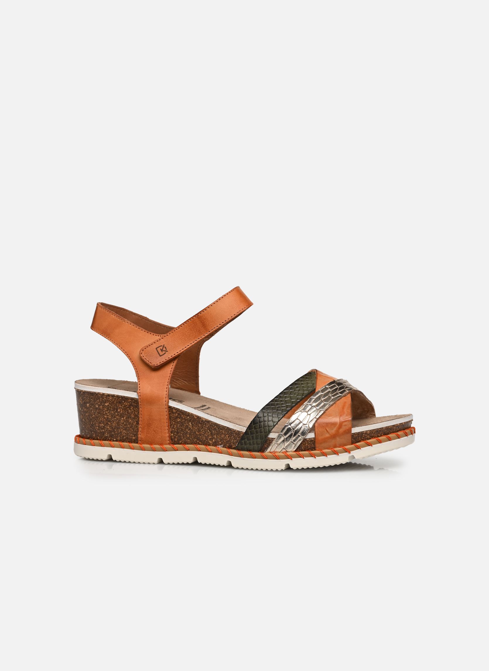 Keil- und Plateausandalen GOLD D9320 damen mehrfarbig Dorking Keil- und Plateausandalen GOLD D9320 damen mehrfarbig TEXAS+TEXAS+TEXAS POMELO + CHA