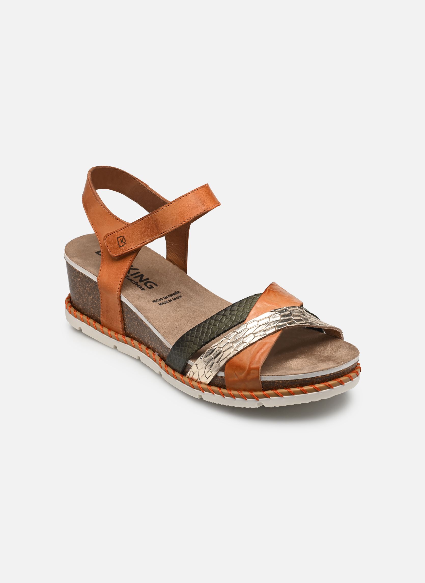 Keil- und Plateausandalen GOLD D9320 damen mehrfarbig Dorking Keil- und Plateausandalen GOLD D9320 damen mehrfarbig TEXAS+TEXAS+TEXAS POMELO + CHA
