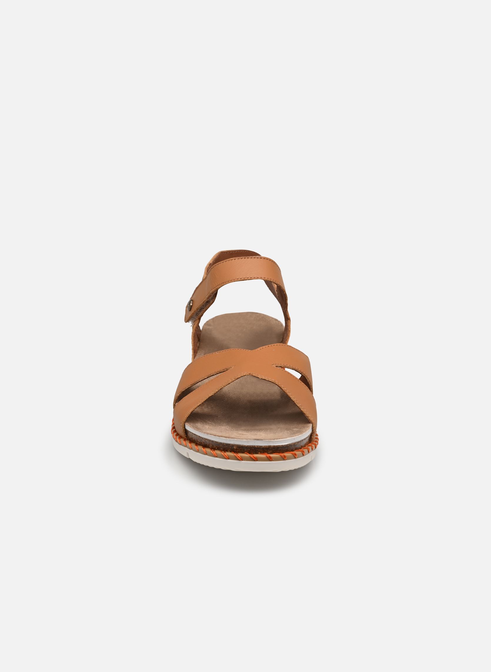 Keil- und Plateausandalen SPORT D9323 damen braun Dorking Keil- und Plateausandalen SPORT D9323 damen braun CERVO CUERO