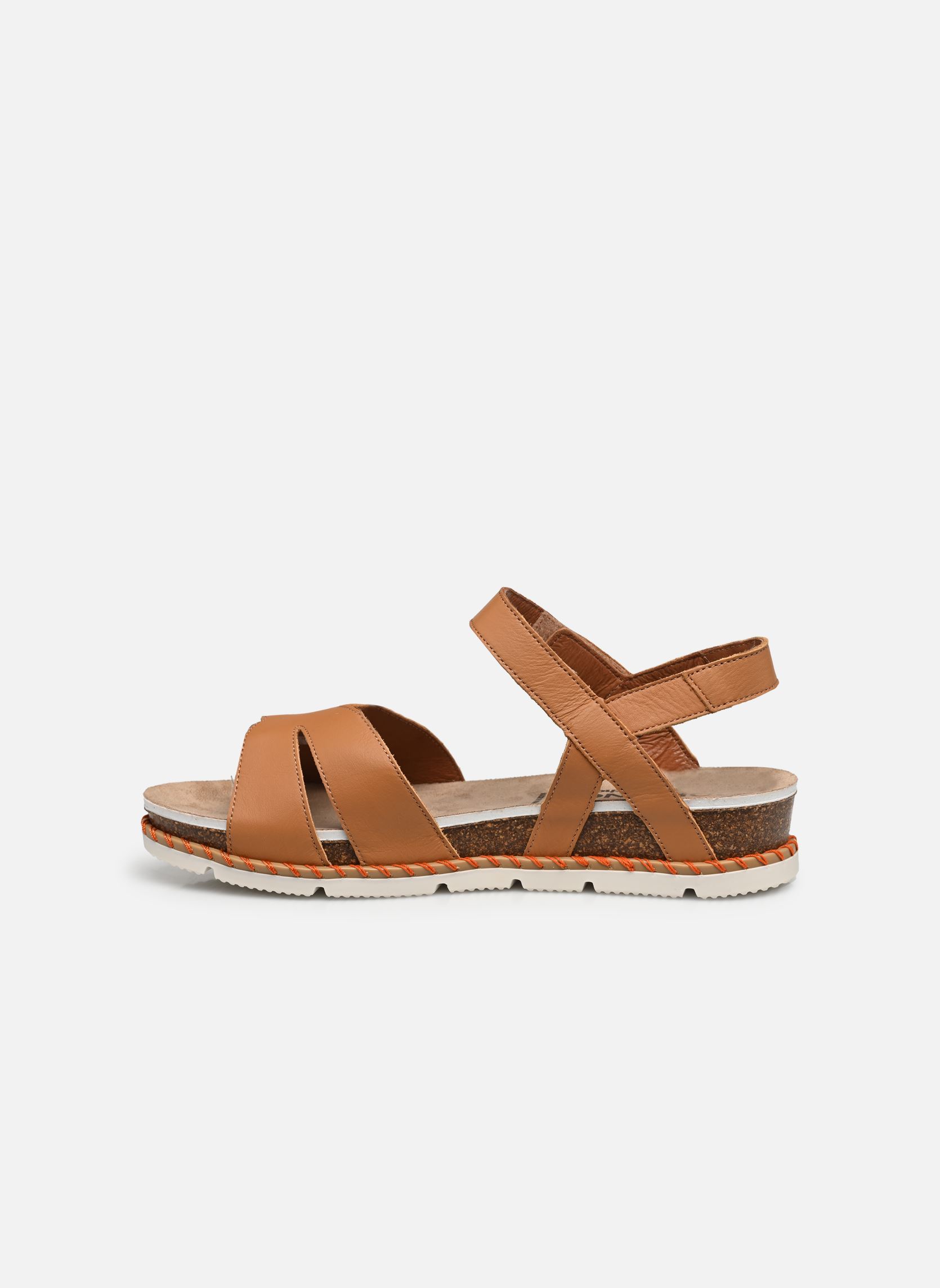 Keil- und Plateausandalen SPORT D9323 damen braun Dorking Keil- und Plateausandalen SPORT D9323 damen braun CERVO CUERO